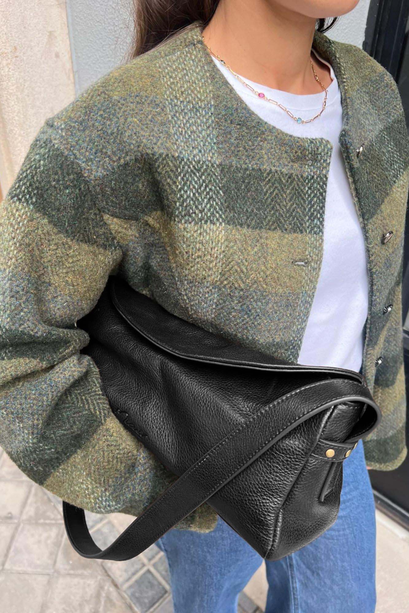 BOLSO BAGUETTE NEGRO