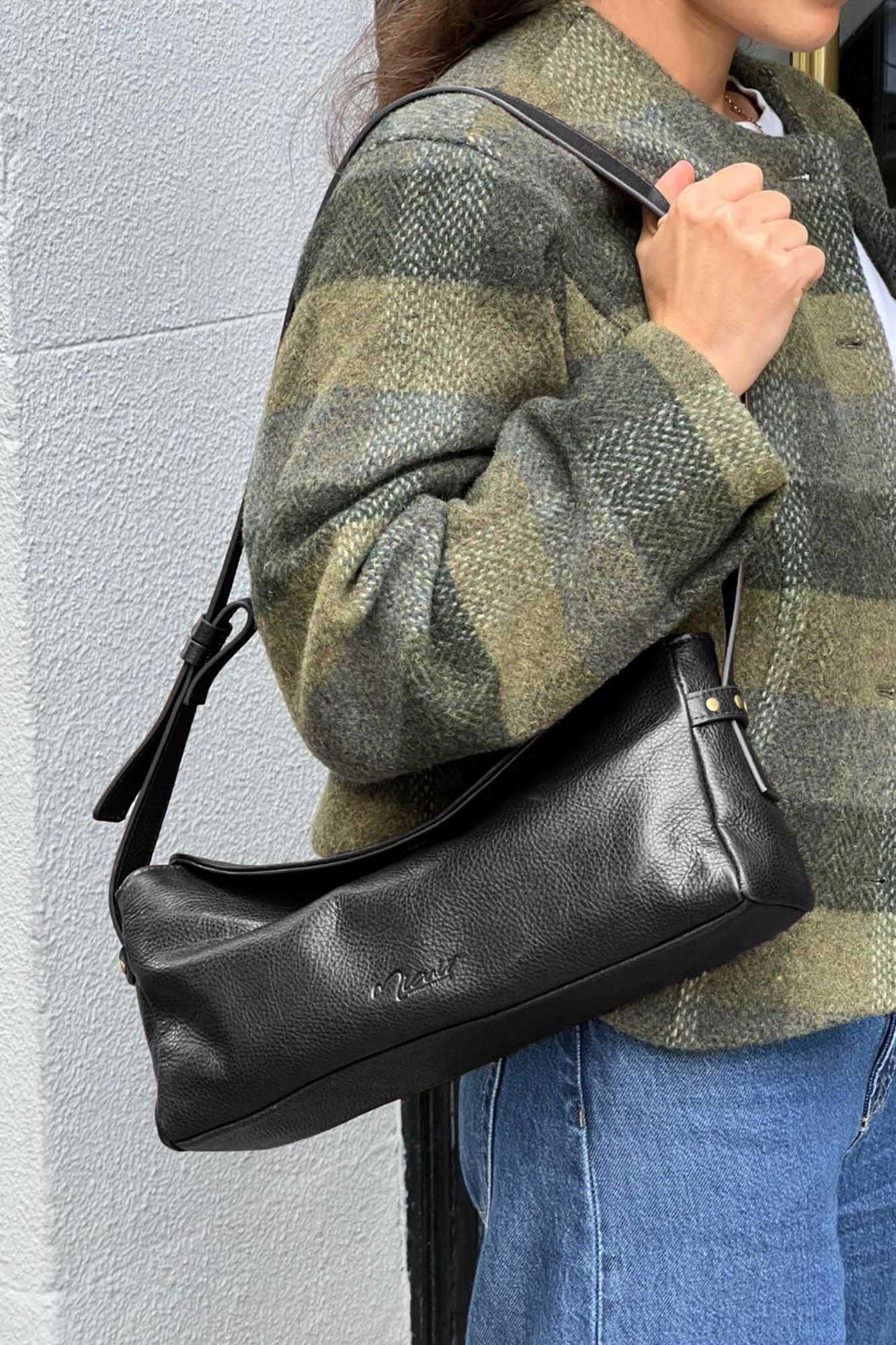 BOLSO BAGUETTE NEGRO