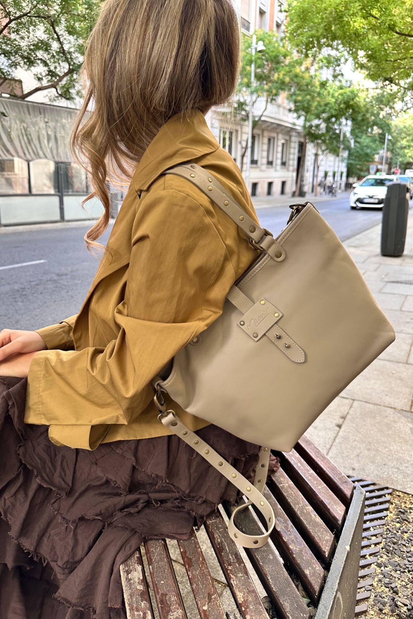 MINI TAUPE CARRYCOT