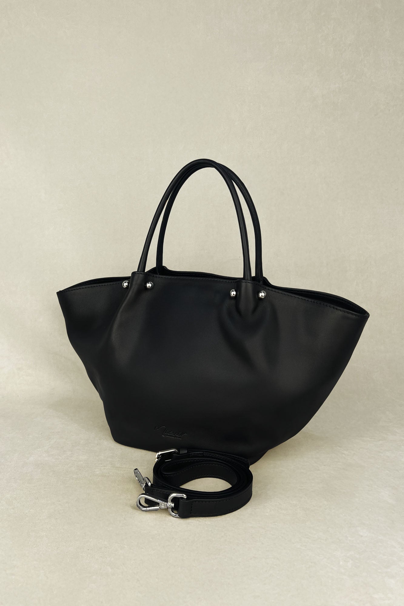 BOLSO SHOPPER GOURMANDISE NEGRO