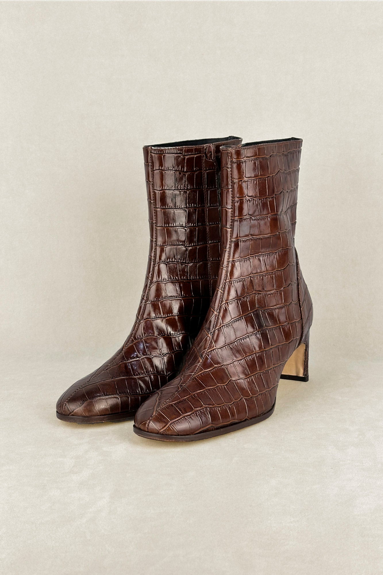BOTIN COCO GAELLE MARRON 4.5CM