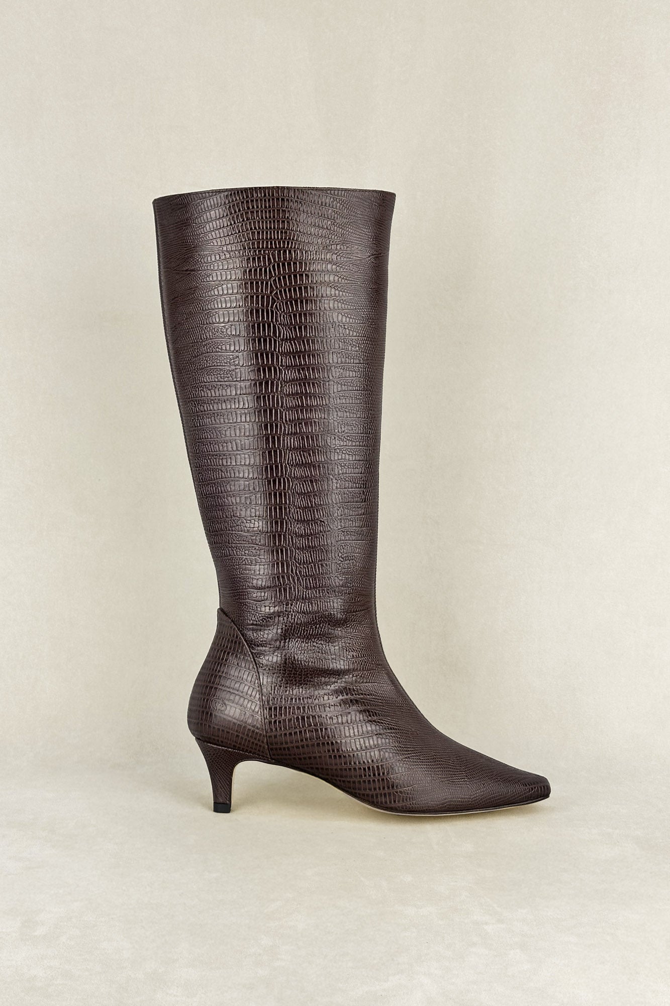 BOTA ALTA SASHA CHOCOLATE 4CM