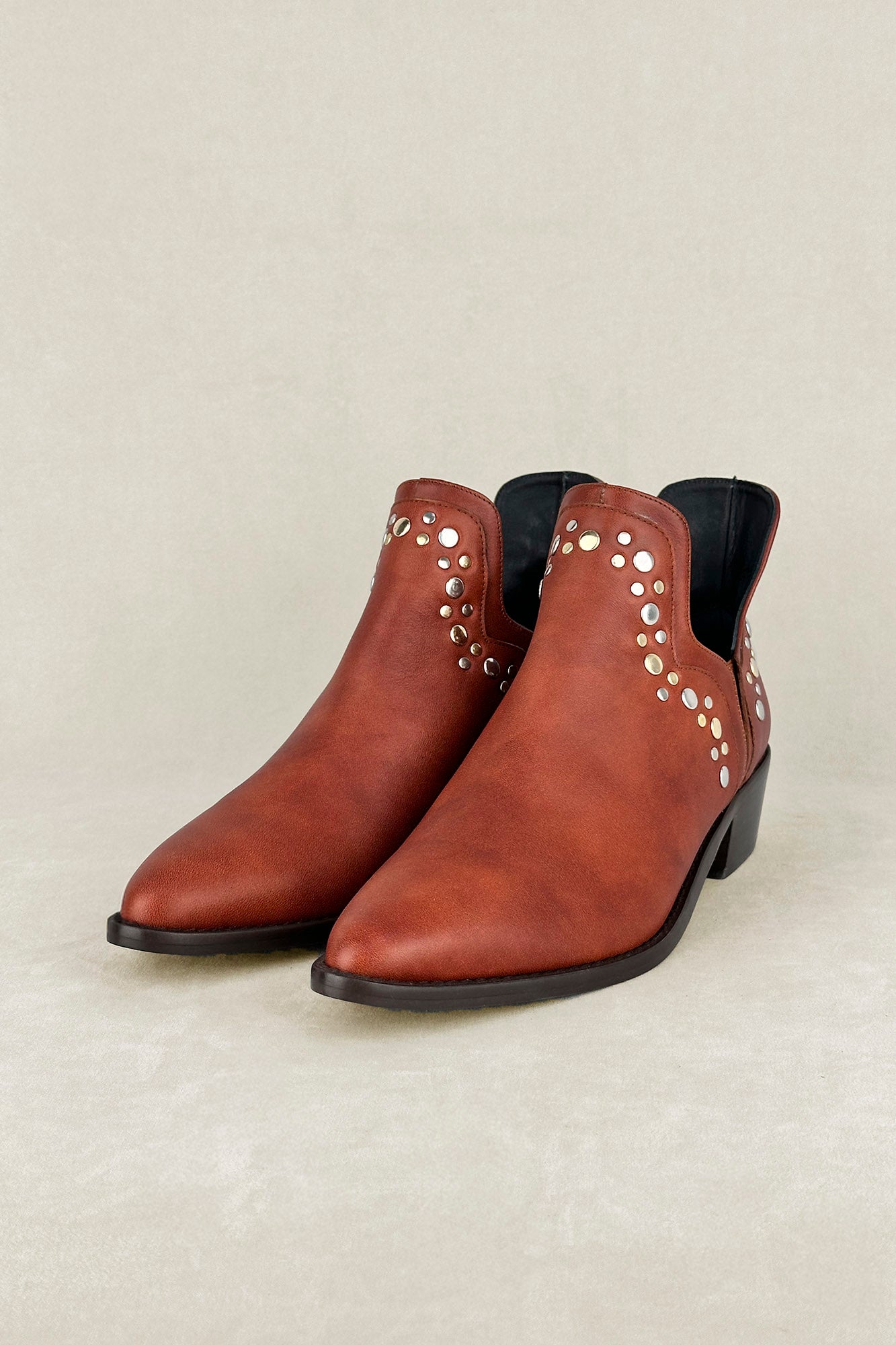 ANINE ANKLE BOOT TERRACOTTA 4CM