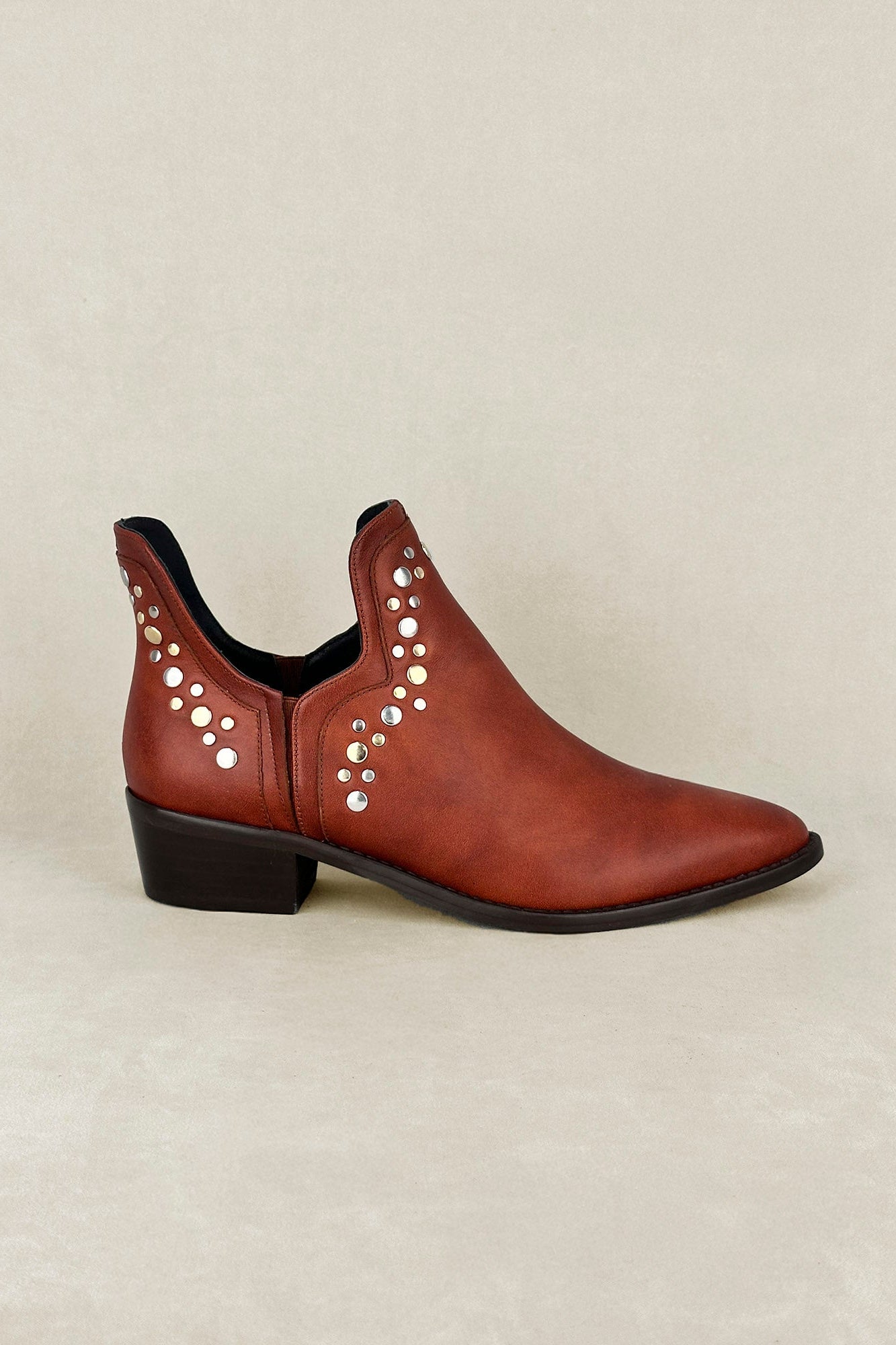 ANINE ANKLE BOOT TERRACOTTA 4CM