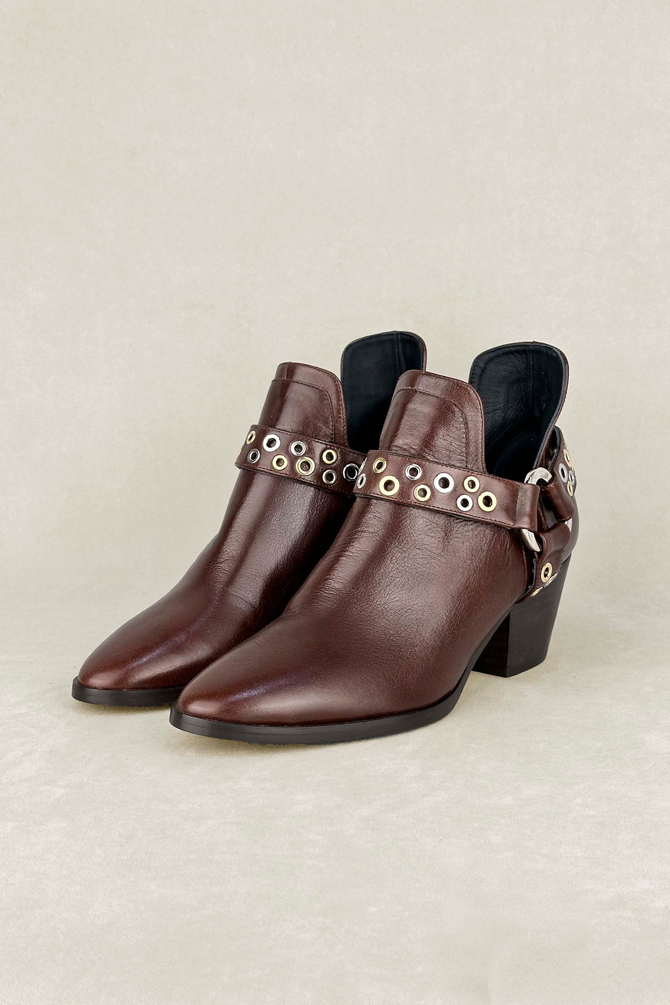 BOOTIE ROCK CHOCOLATE 6CM