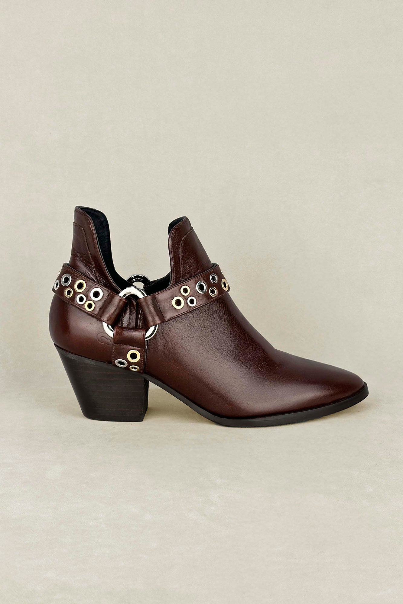 BOOTIE ROCK CHOCOLATE 6CM