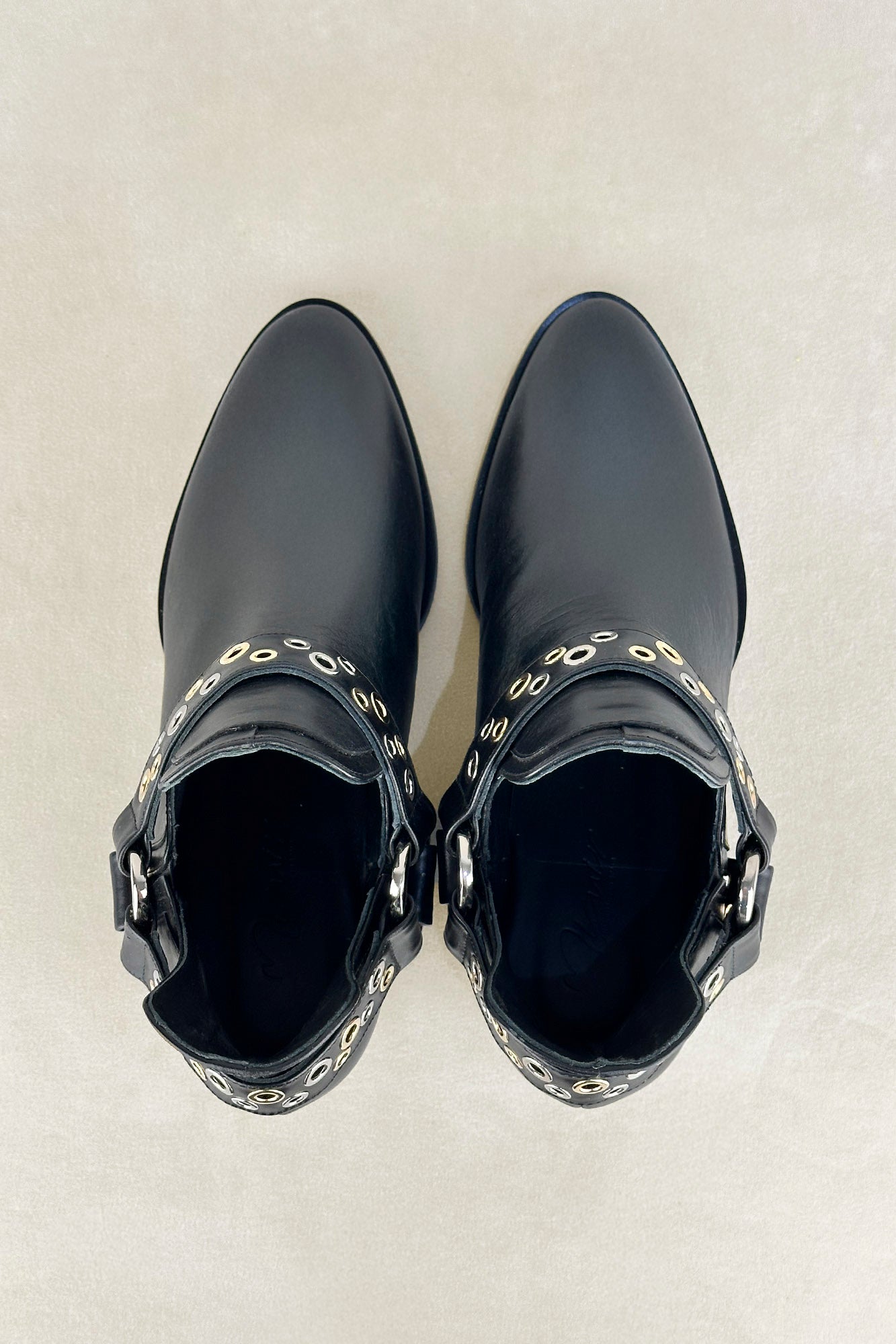 BOTIN ROCK NEGRO 6CM
