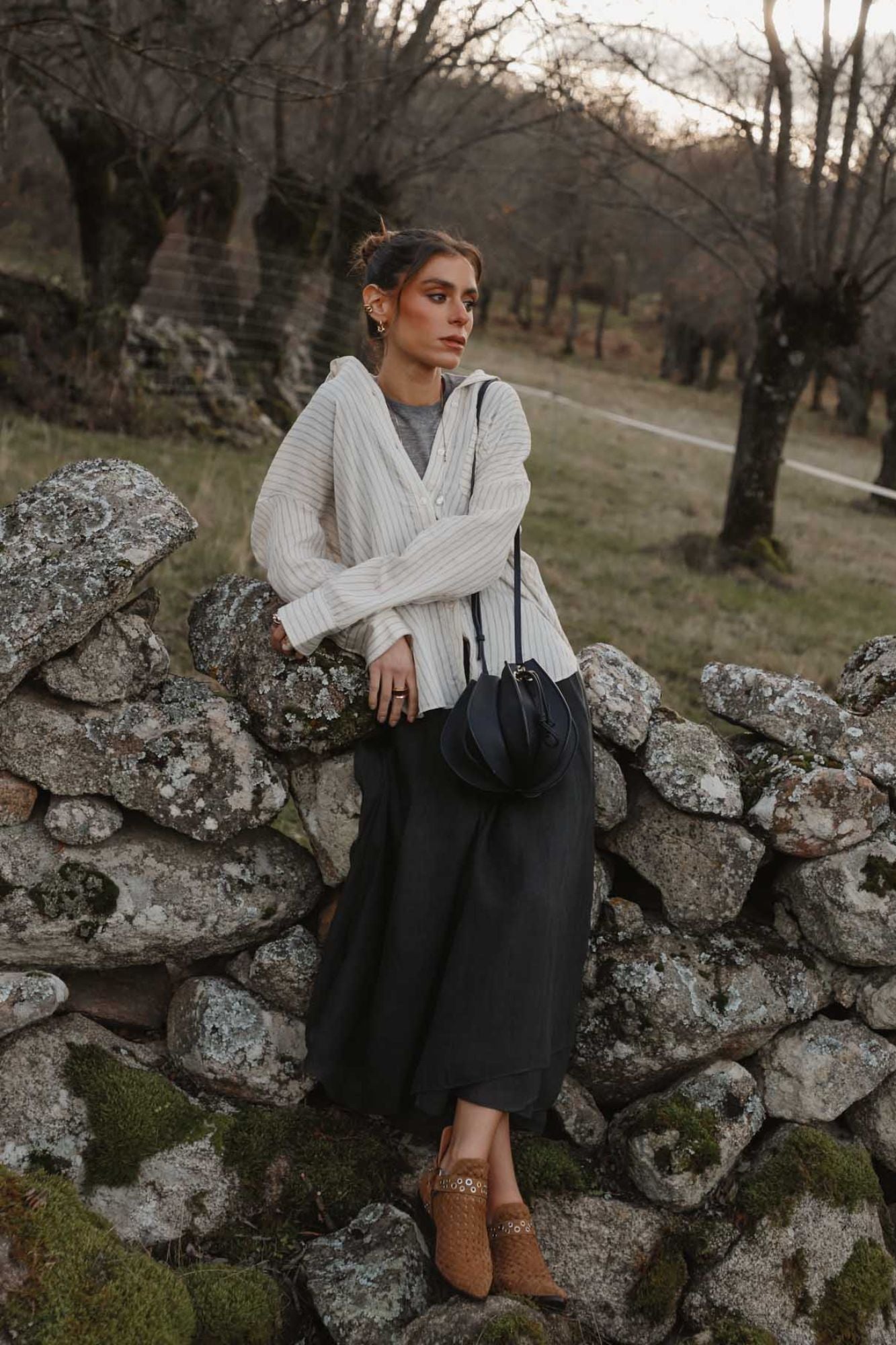 BOTIN ROCK TRENZADO TOSTADO 4CM