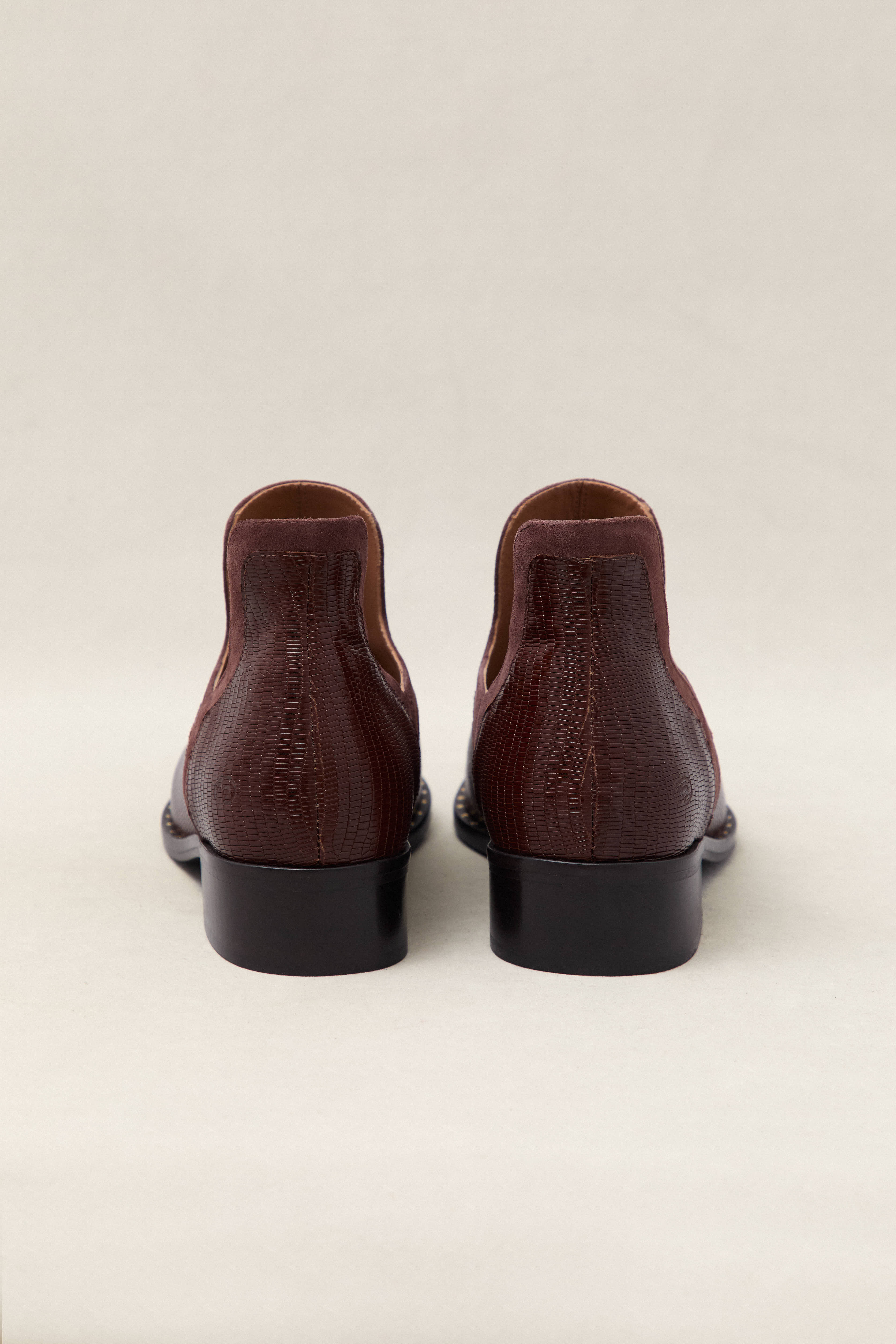 BOTIN SABELA TEJUS CARAMELO 4CM