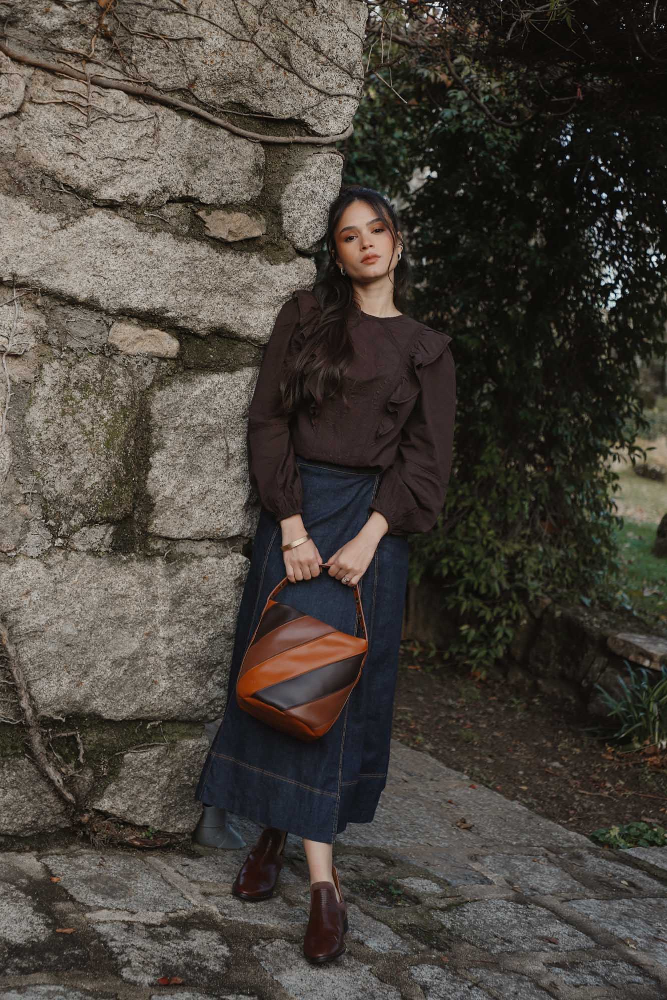 BOTIN SABELA TEJUS CARAMELO 4CM