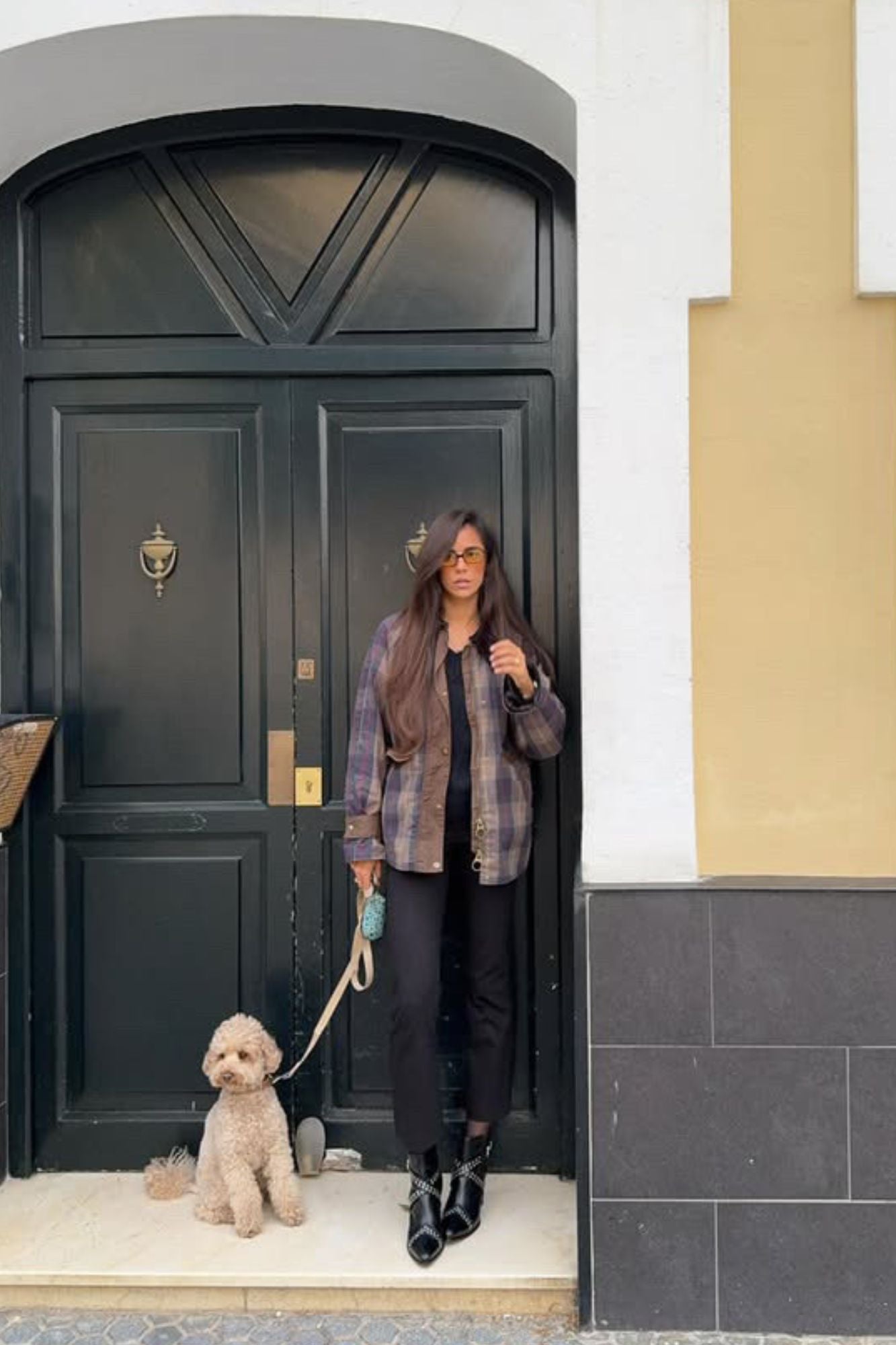 BOWIE BLACK 7CM HEEL