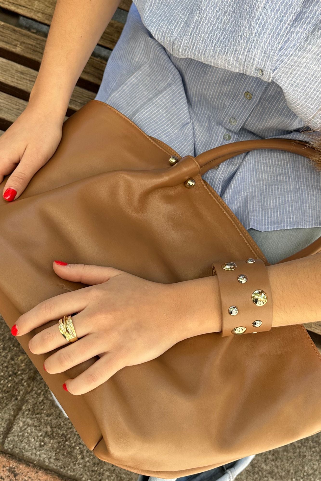 BRAZALETE GOURMANDISE TOSTADO