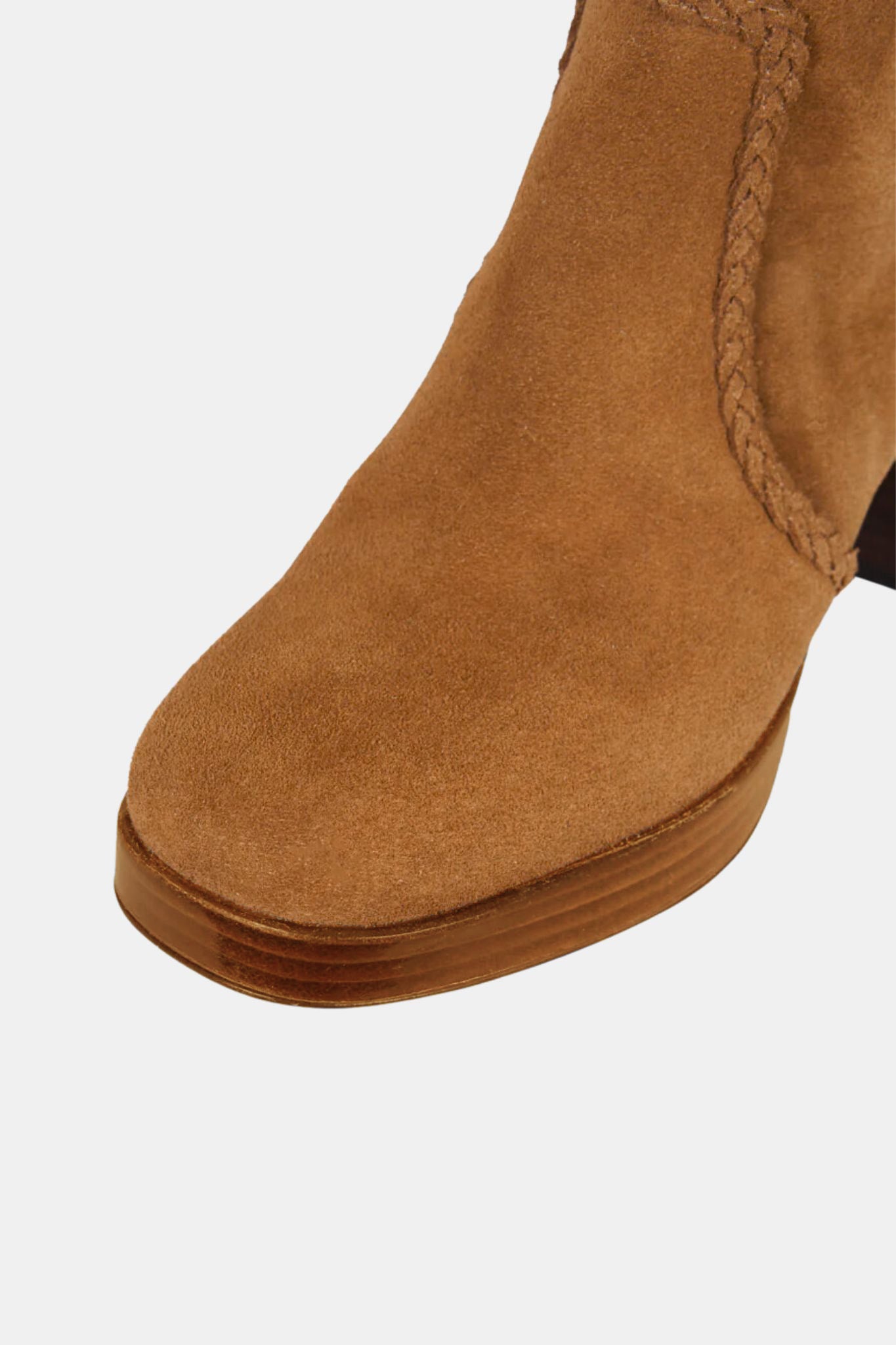 TAN SUEDE BRERA 8CM
