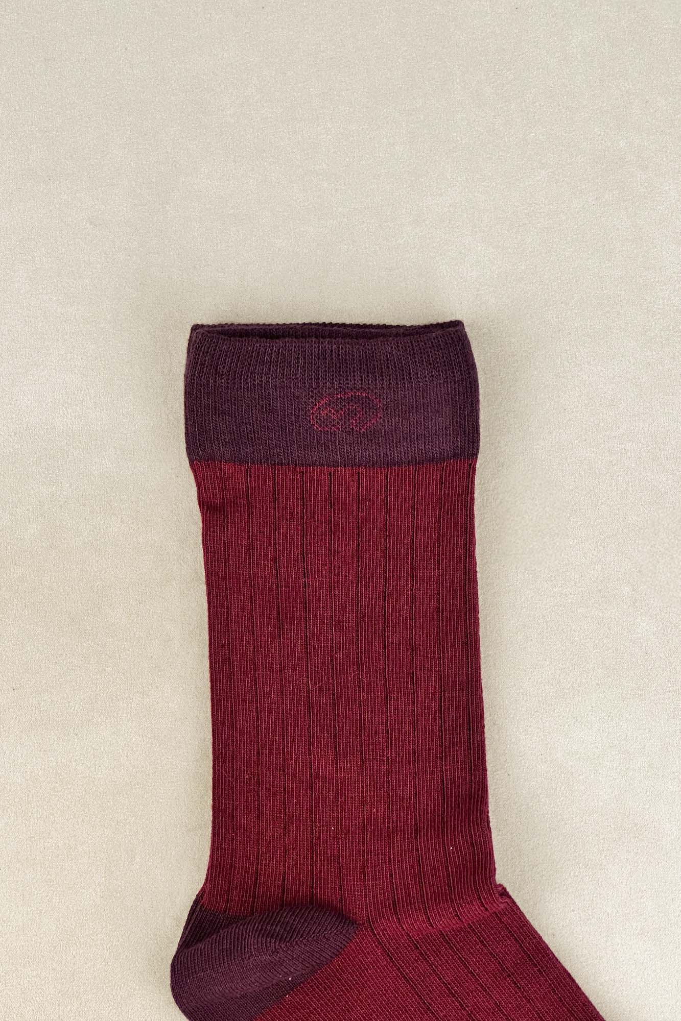 CALCETINES CANALE BURDEOS