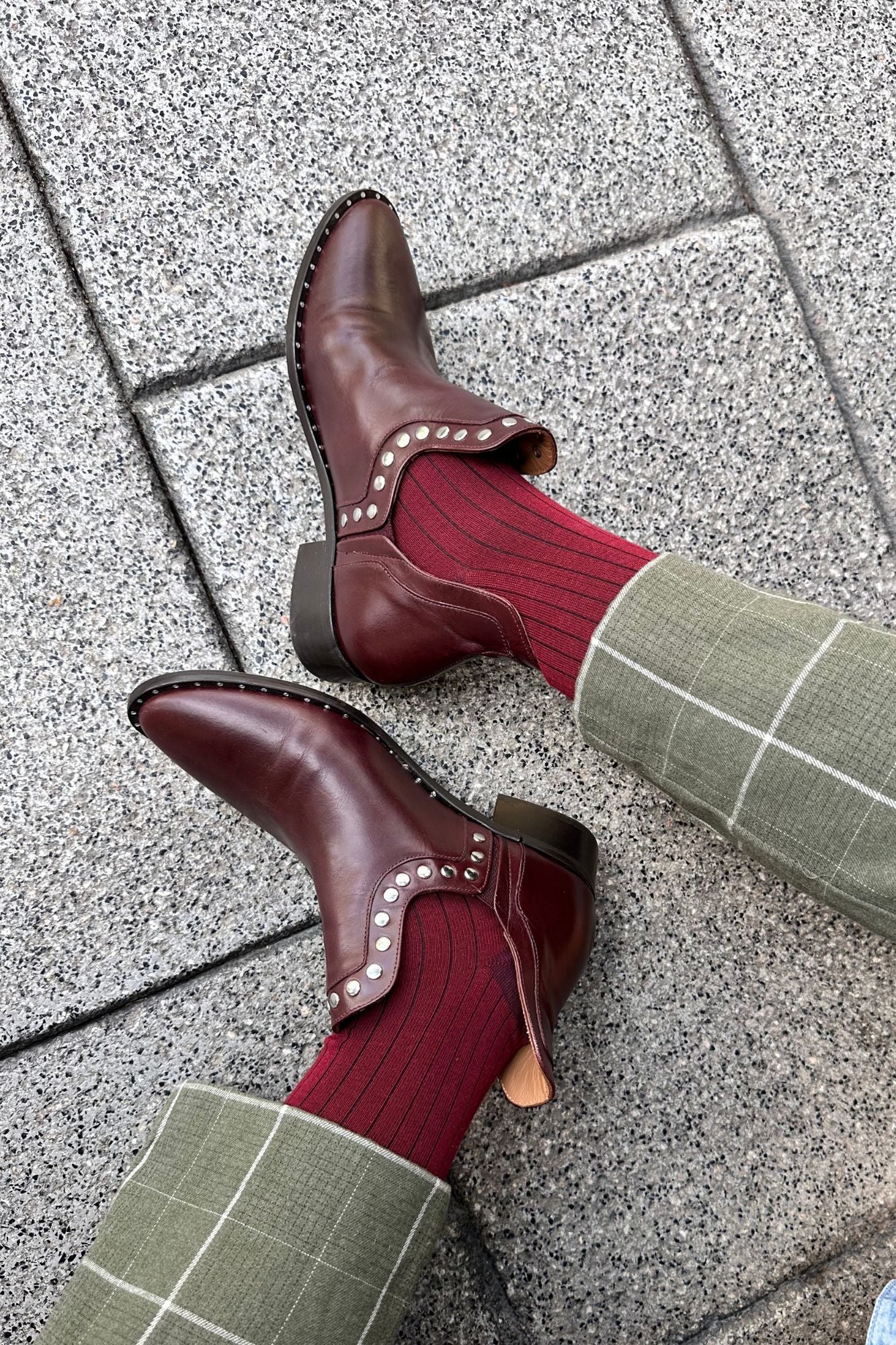 CALCETINES CANALE BURDEOS