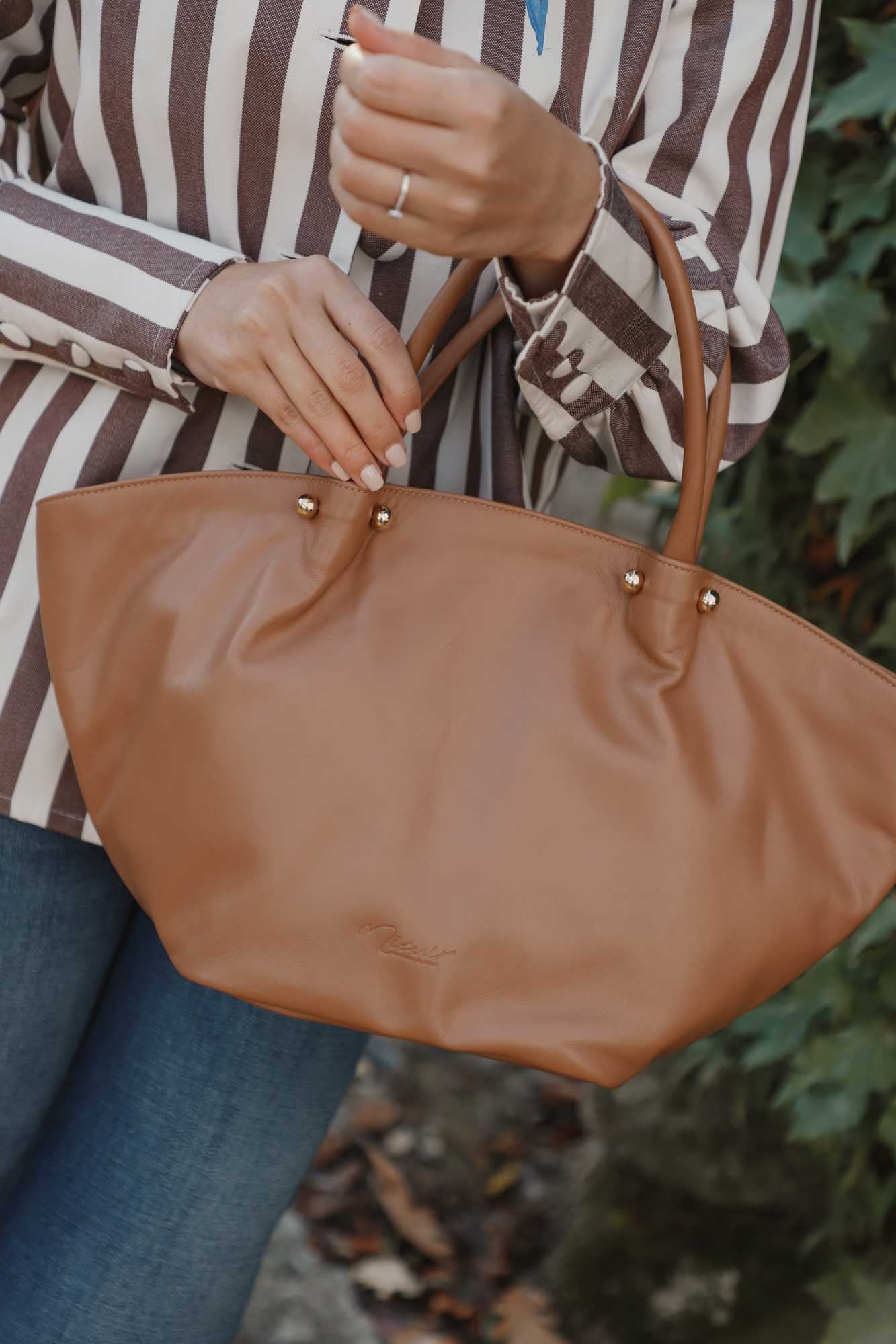 BOLSO SHOPPER GOURMANDISE TOSTADO