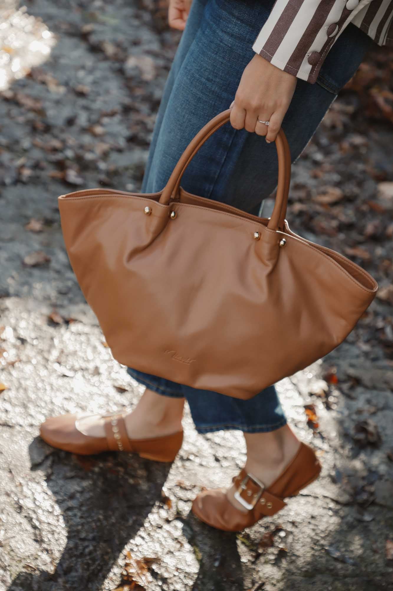 BOLSO SHOPPER GOURMANDISE TOSTADO