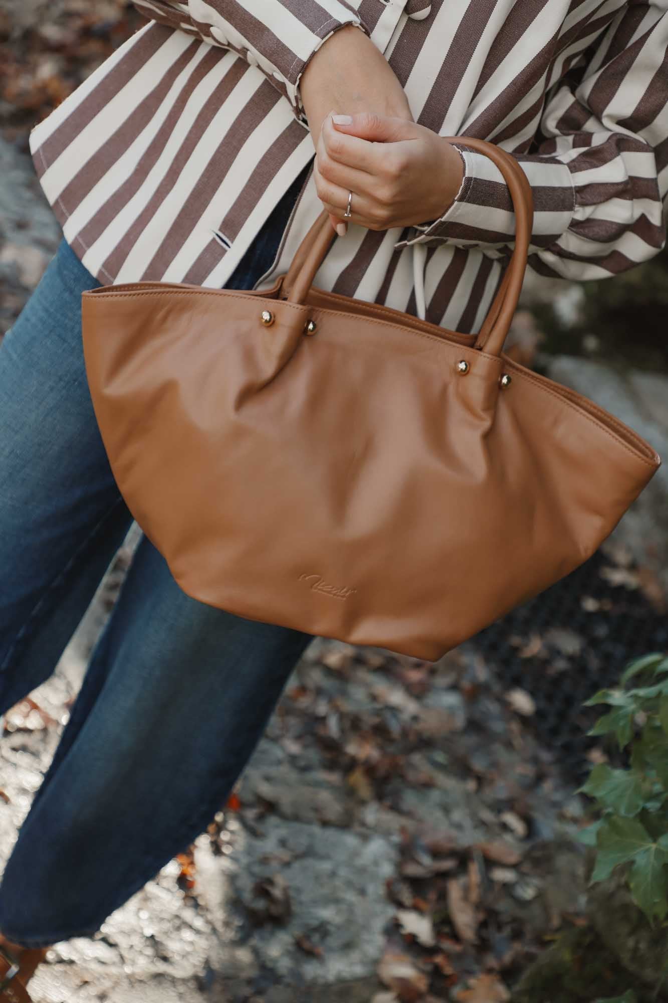 SAC CABAS GOURMANDISE TAN