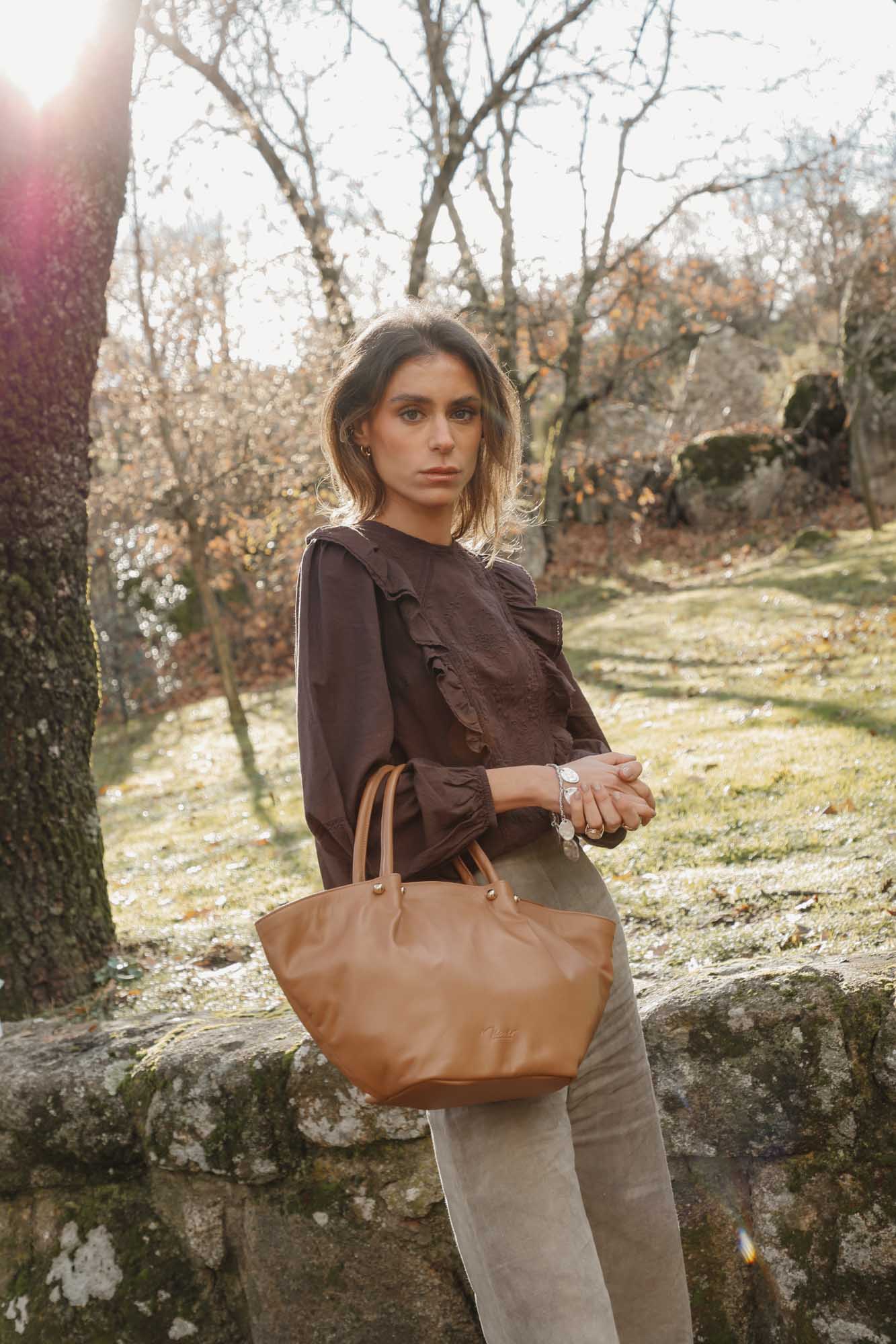 BOLSO SHOPPER GOURMANDISE TOSTADO