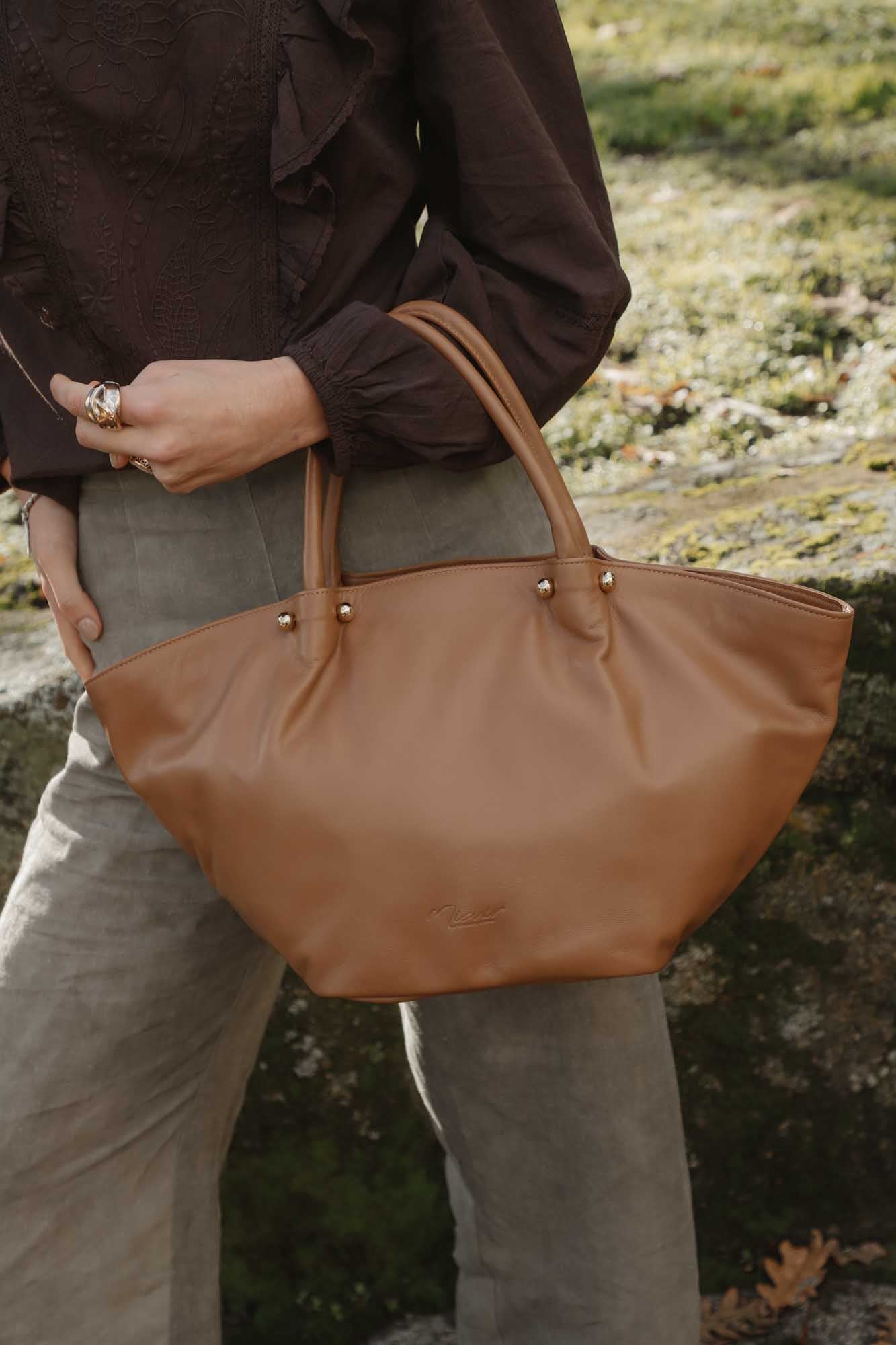 SAC CABAS GOURMANDISE TAN