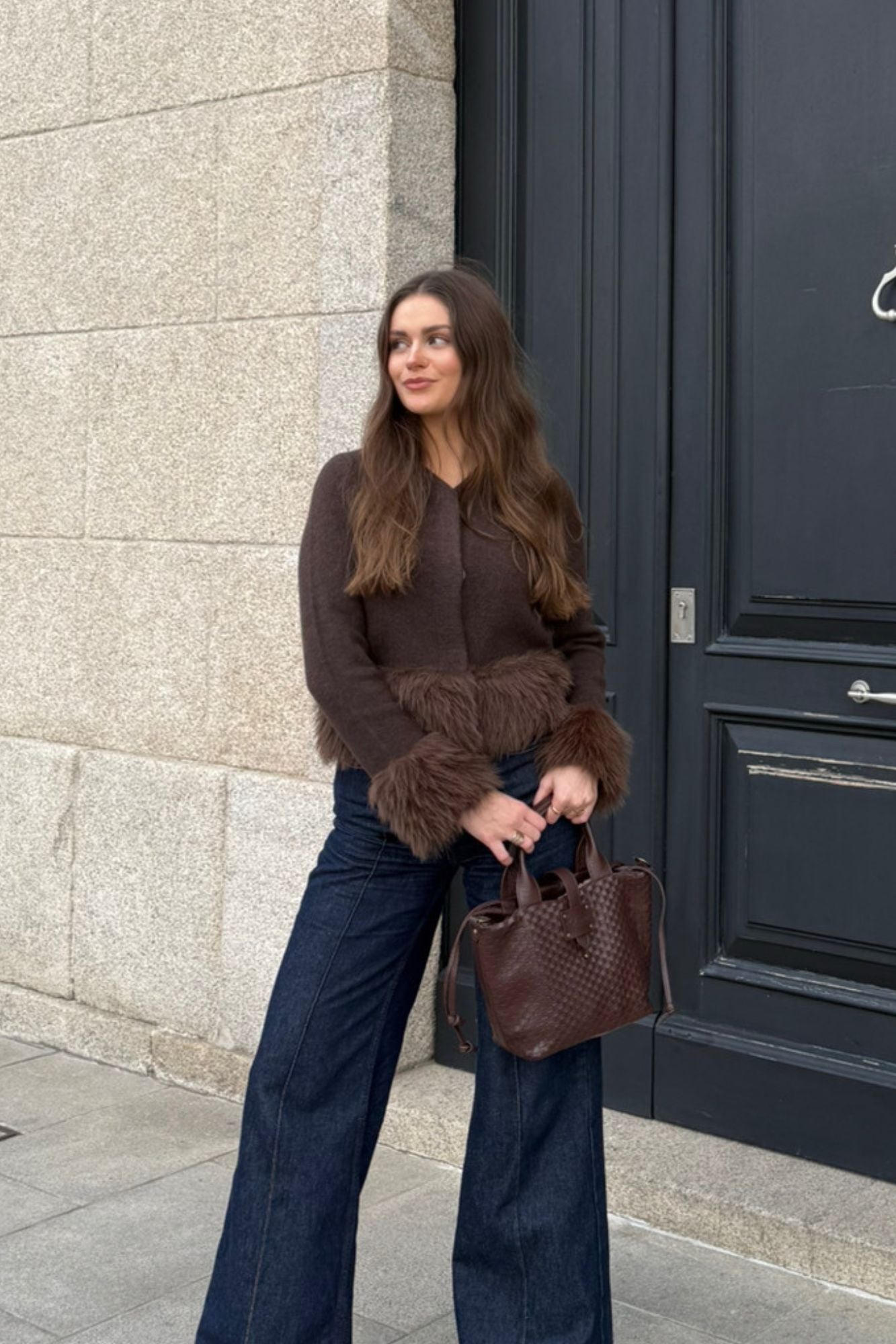 CAPAZO TRENZADO CHOCOLATE