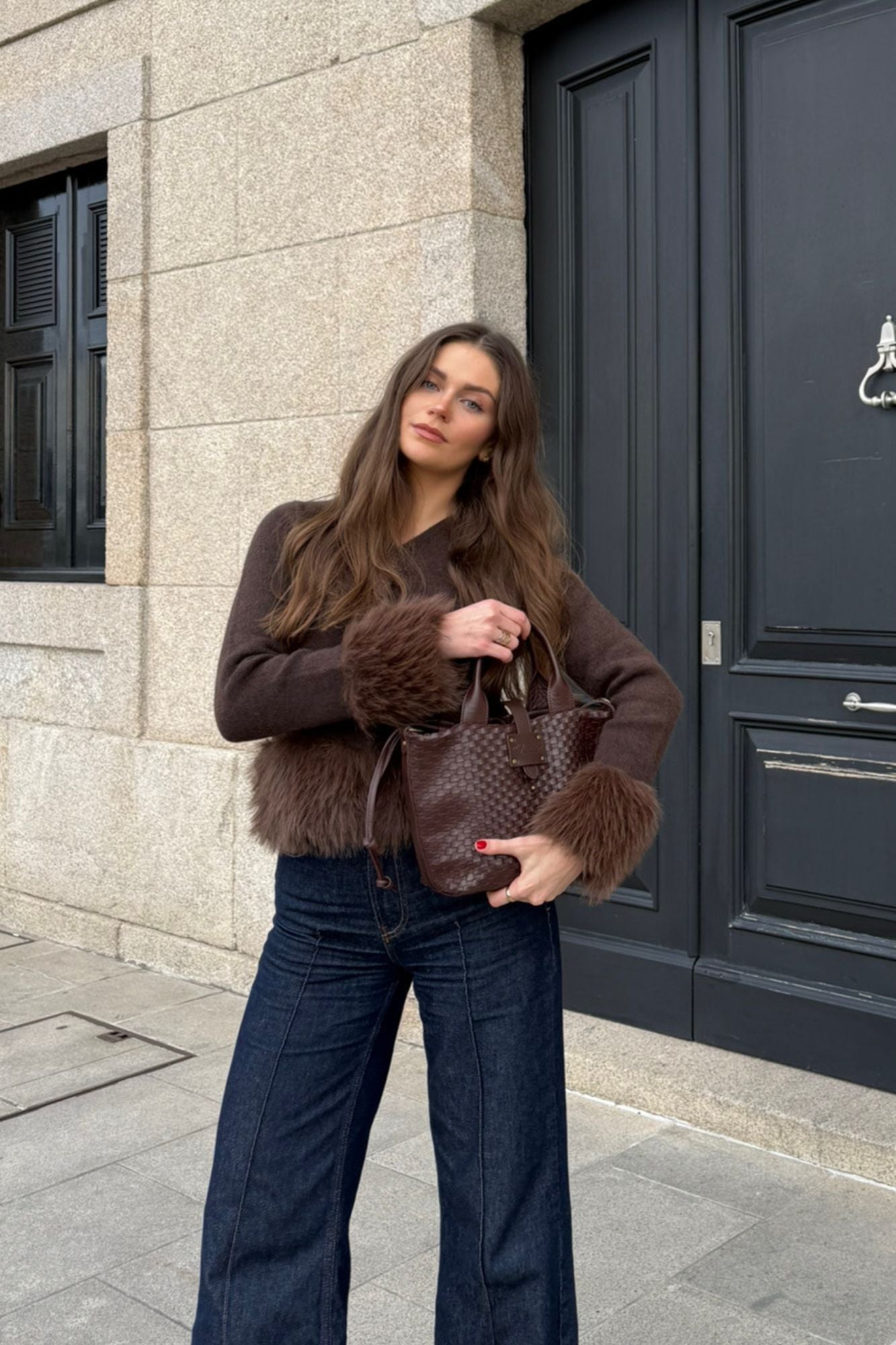 CAPAZO TRENZADO CHOCOLATE