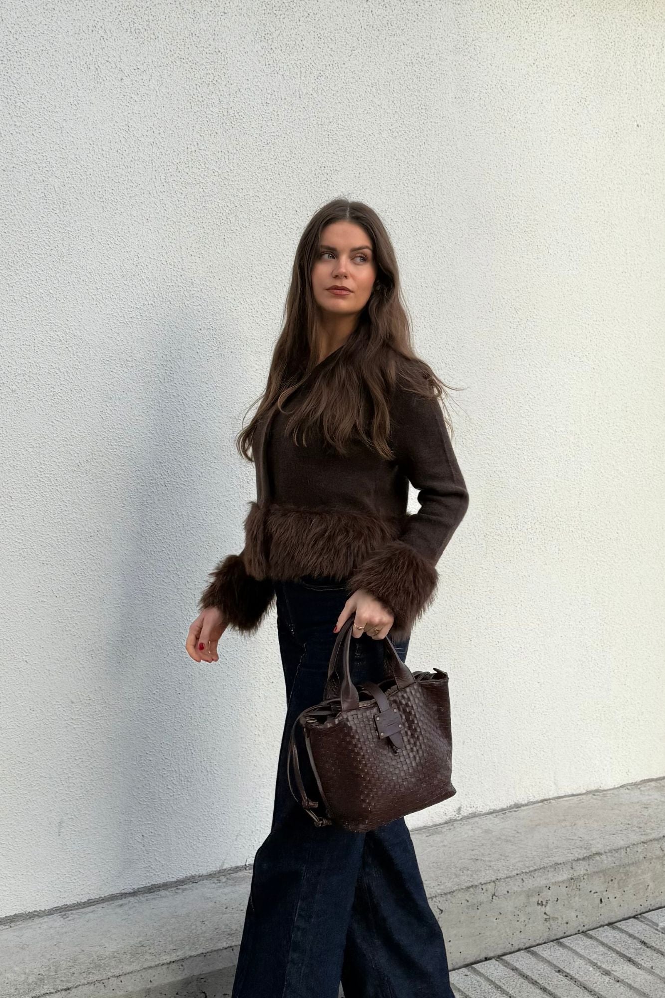 CAPAZO TRENZADO CHOCOLATE