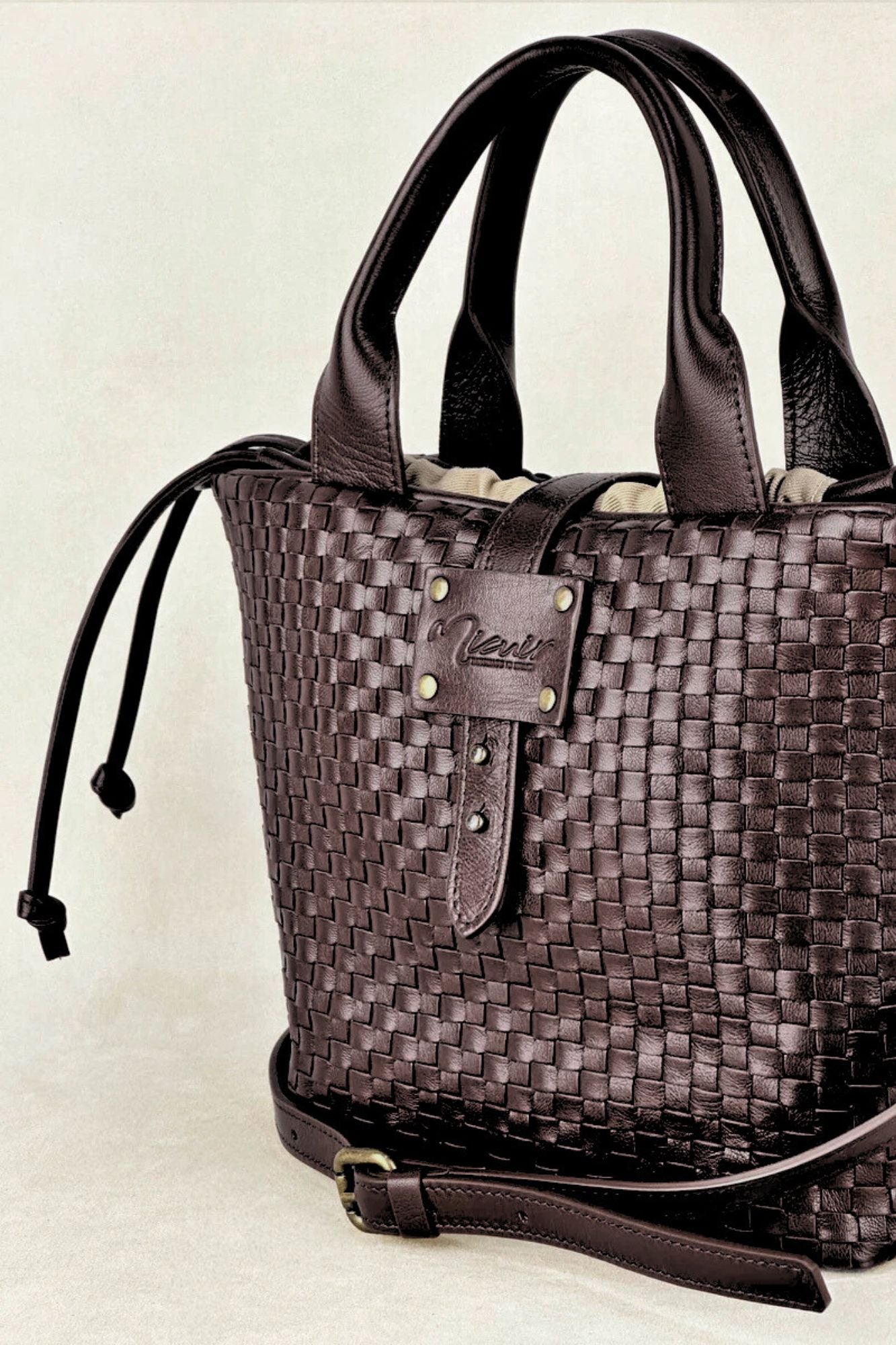 CAPAZO TRENZADO CHOCOLATE