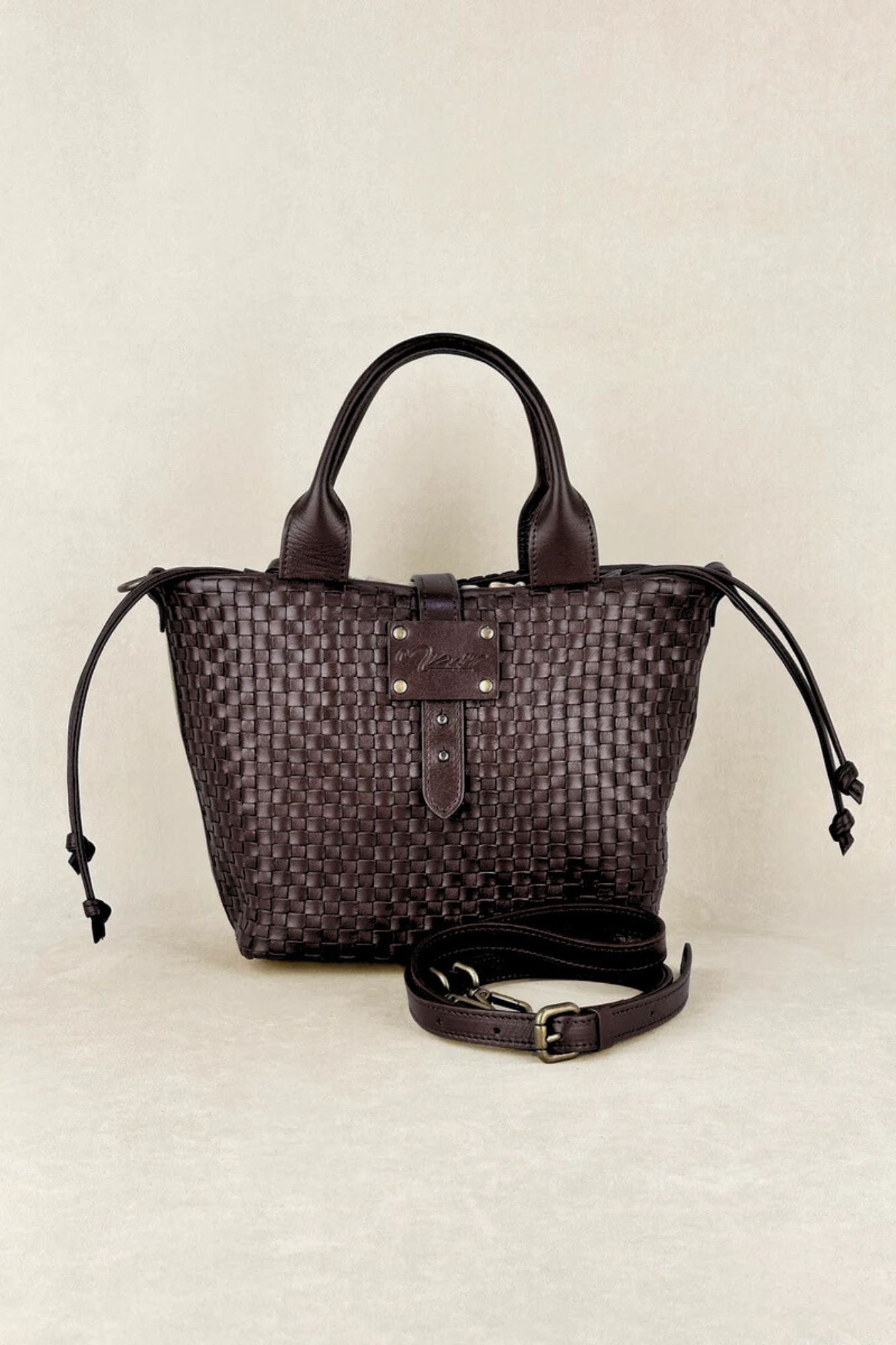 CAPAZO TRENZADO CHOCOLATE