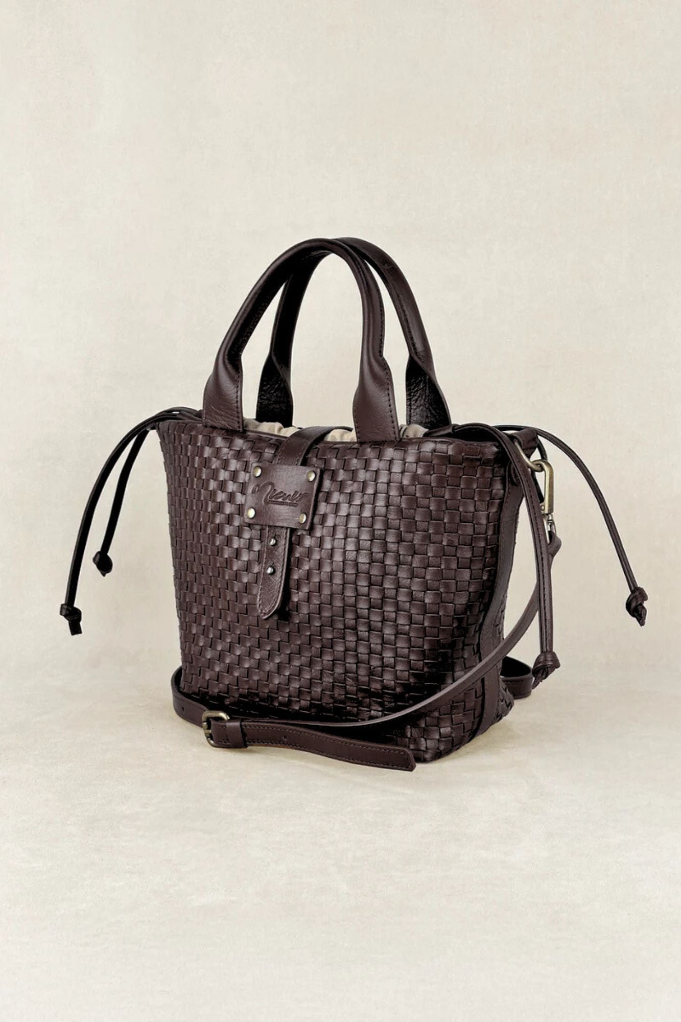 CAPAZO TRENZADO CHOCOLATE