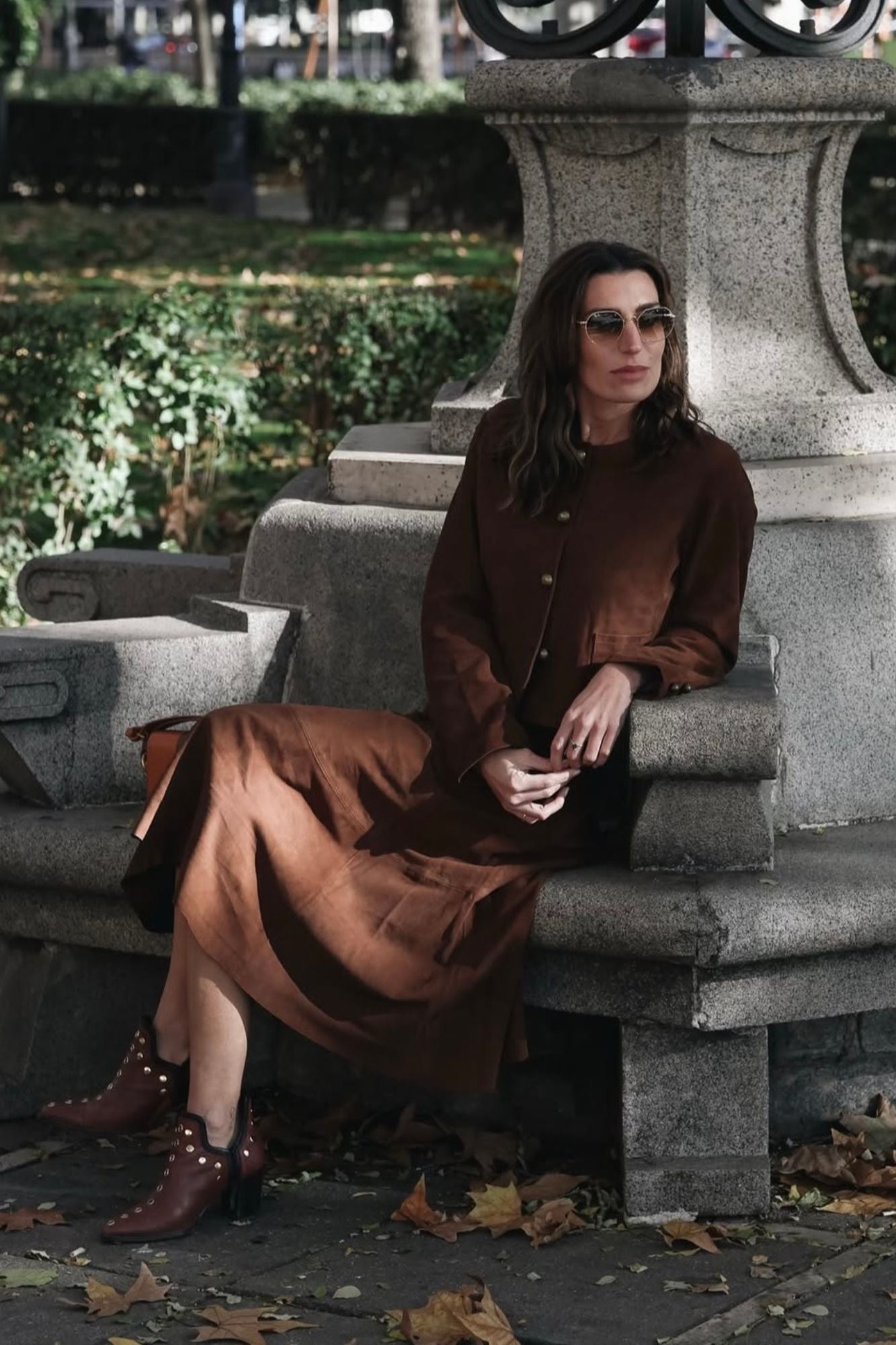 FALDA ANTE CANESU CHOCOLATE