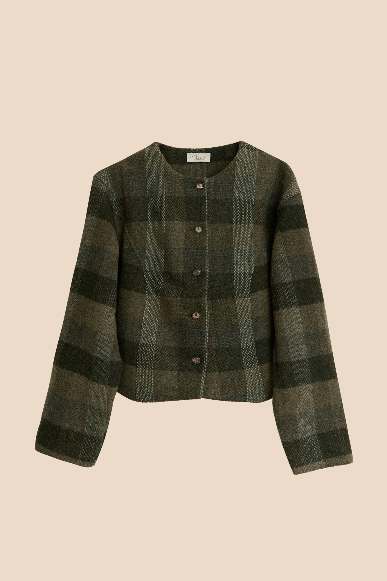 AUSTRIAN GREEN CHECKERED WOOL JACKET
