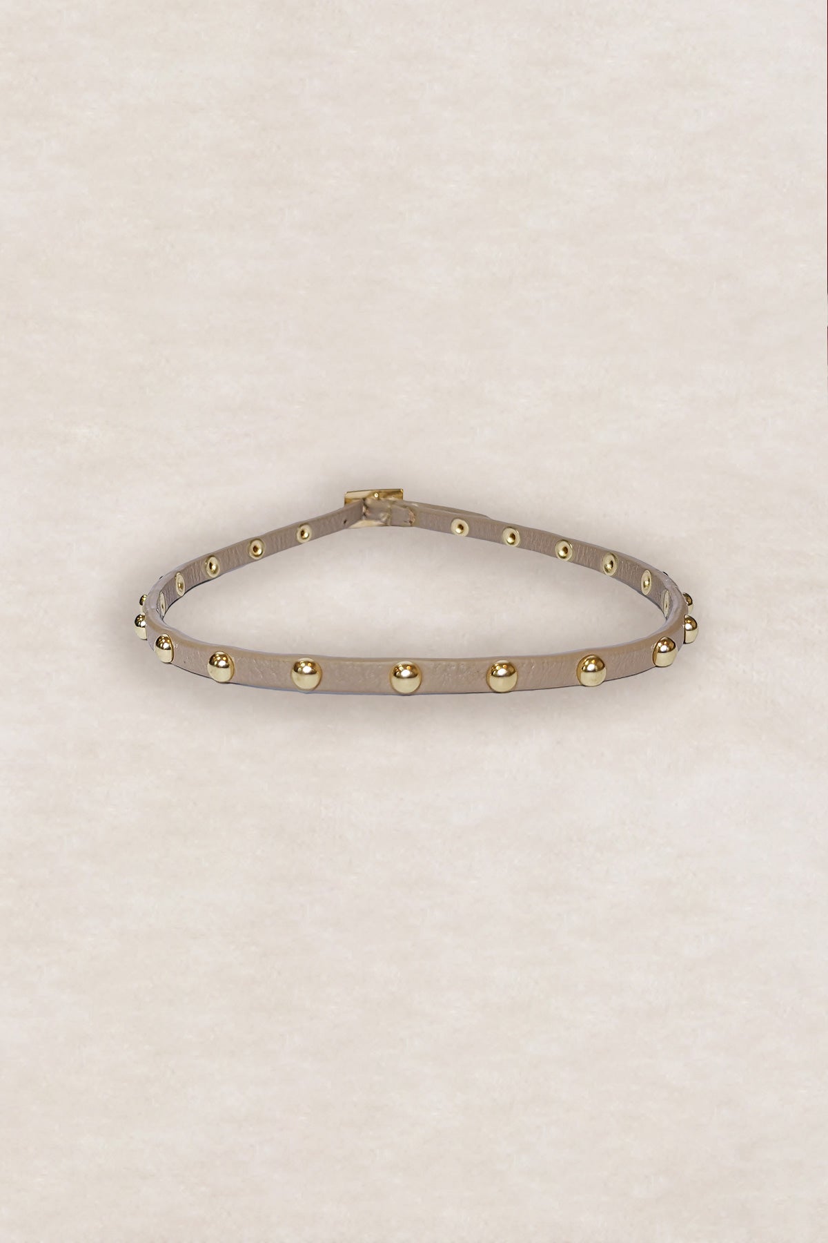 LIGHT GRAY PUNKY CHOKER