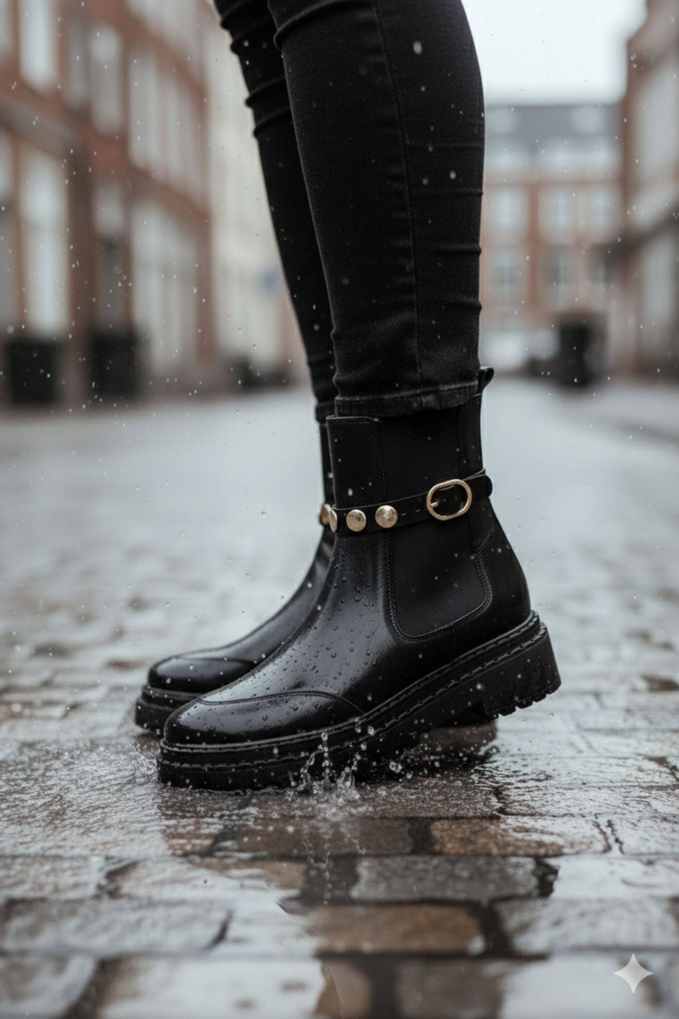 CHUNKY TACON NEGRO 5.5CM