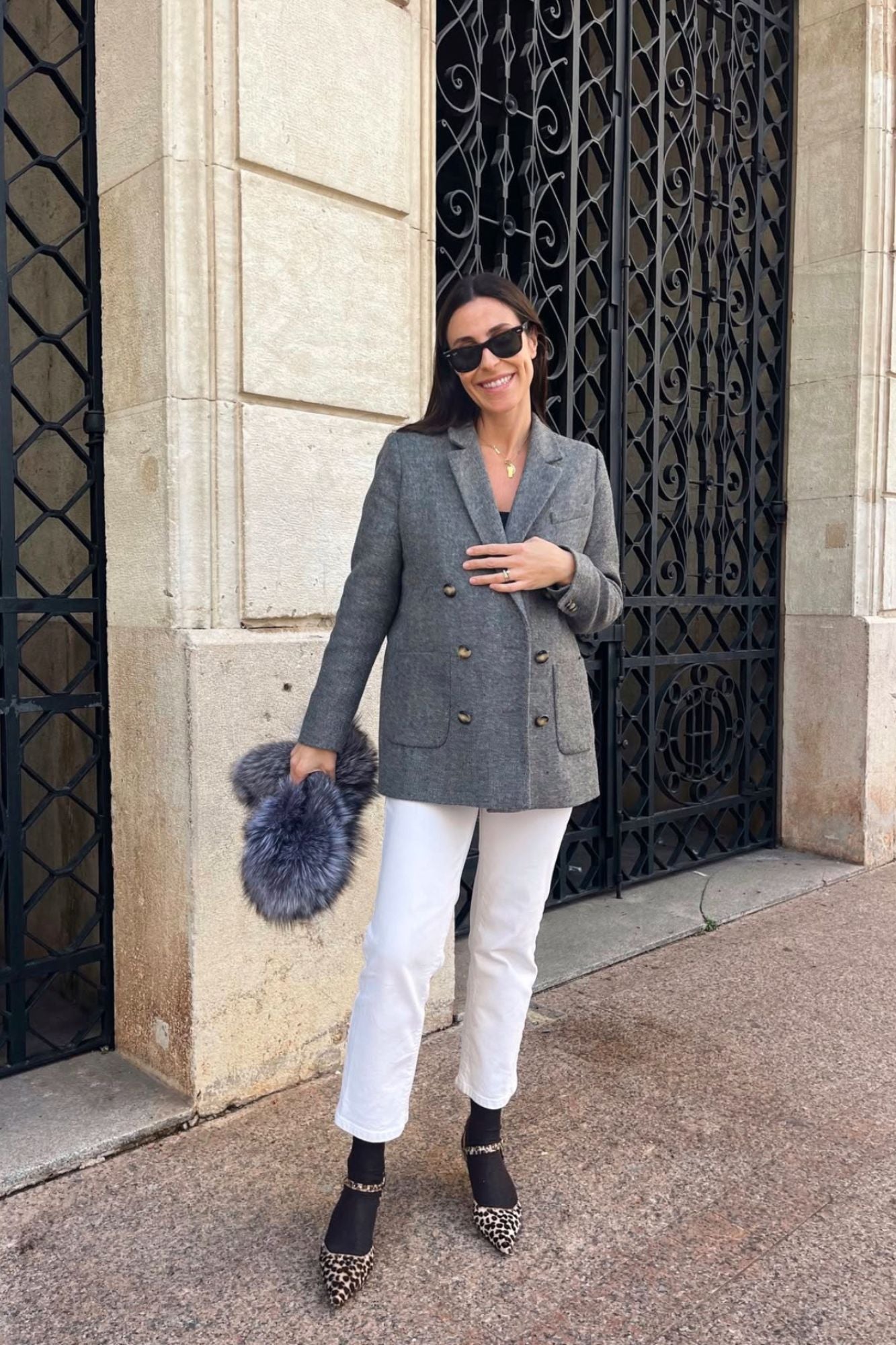 SANDALIA ELISABETH LEOPARDO 5CM