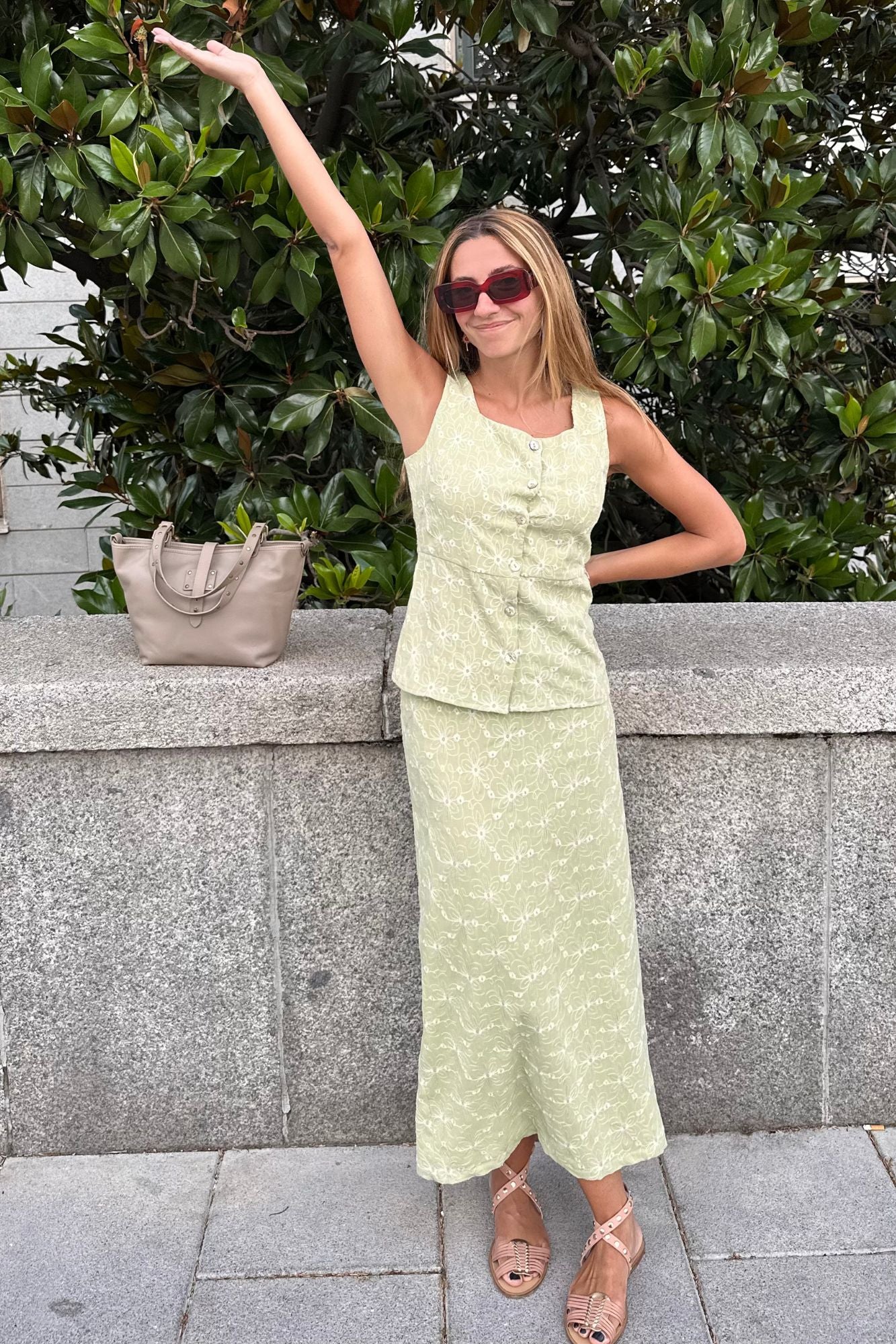 EMBROIDERED VEST SPECIAL EDITION GREEN