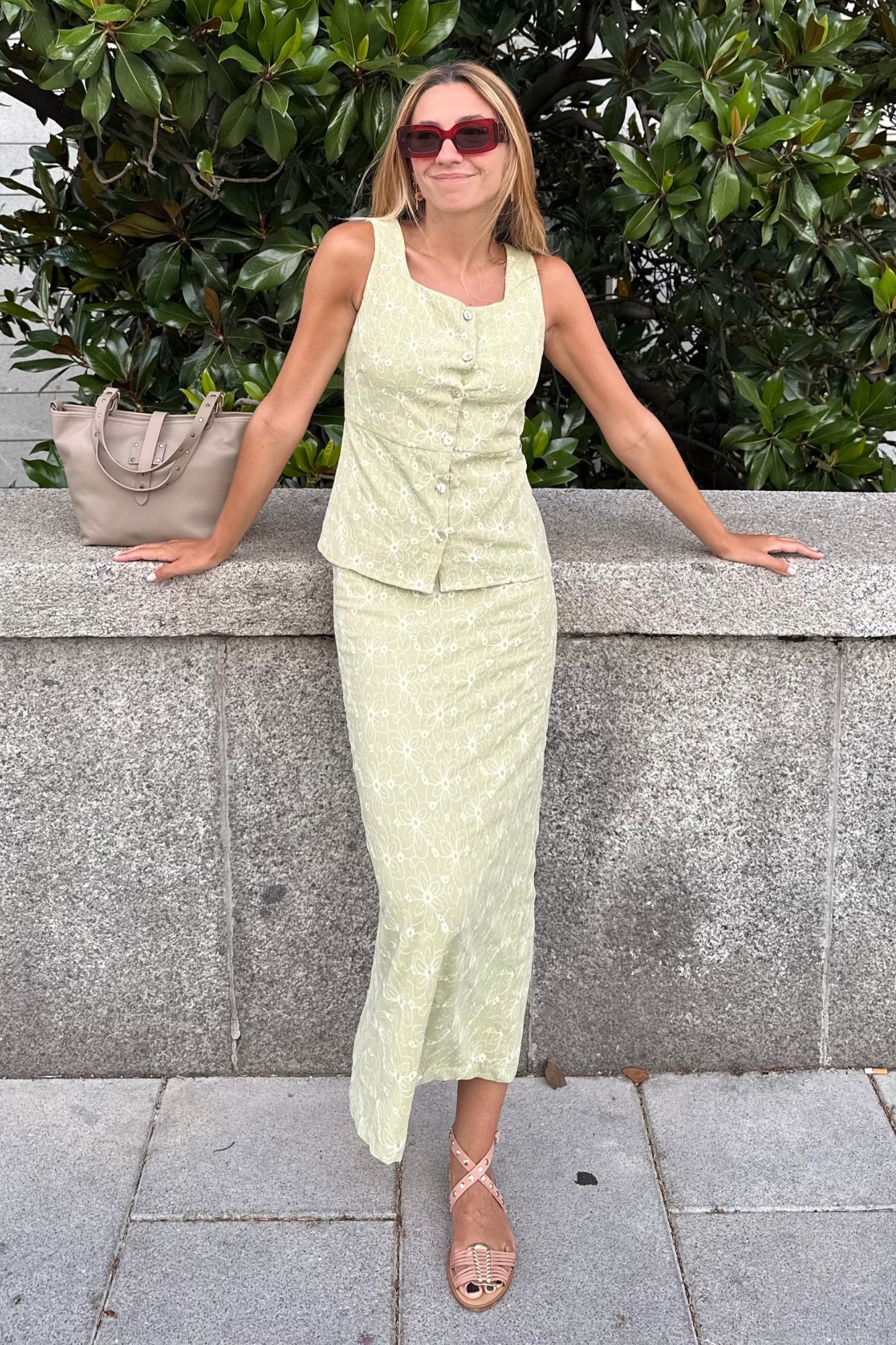 EMBROIDERED VEST SPECIAL EDITION GREEN
