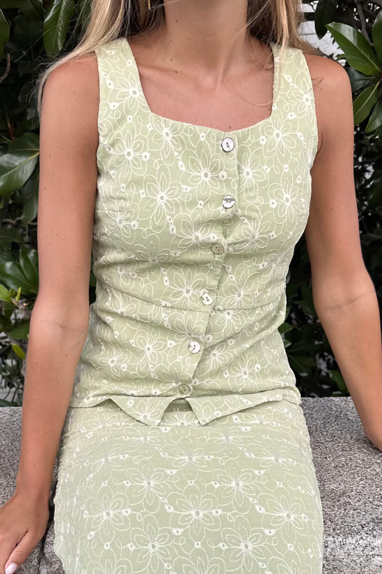 EMBROIDERED VEST SPECIAL EDITION GREEN