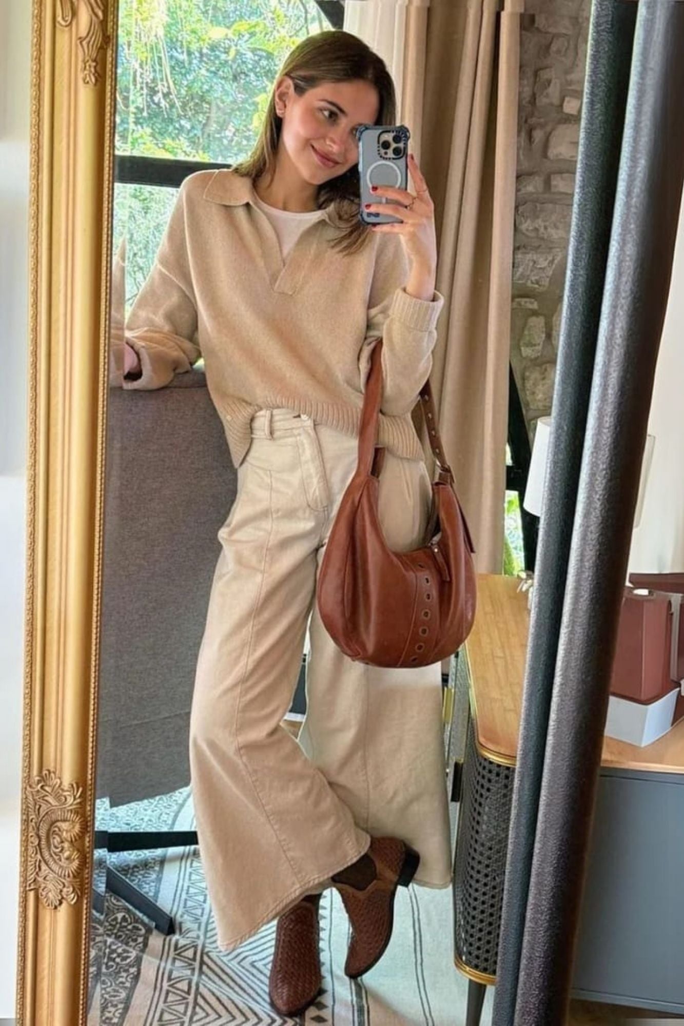 FRIDA TRENZADA CUERO 4CM