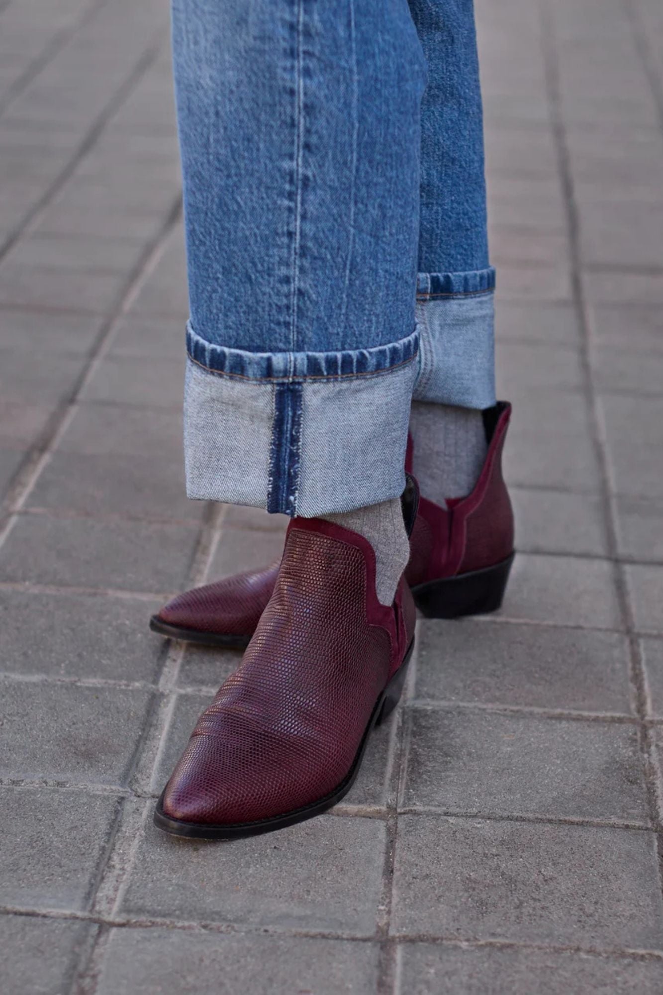 FRIDA TEJUS BURDEOS 4CM