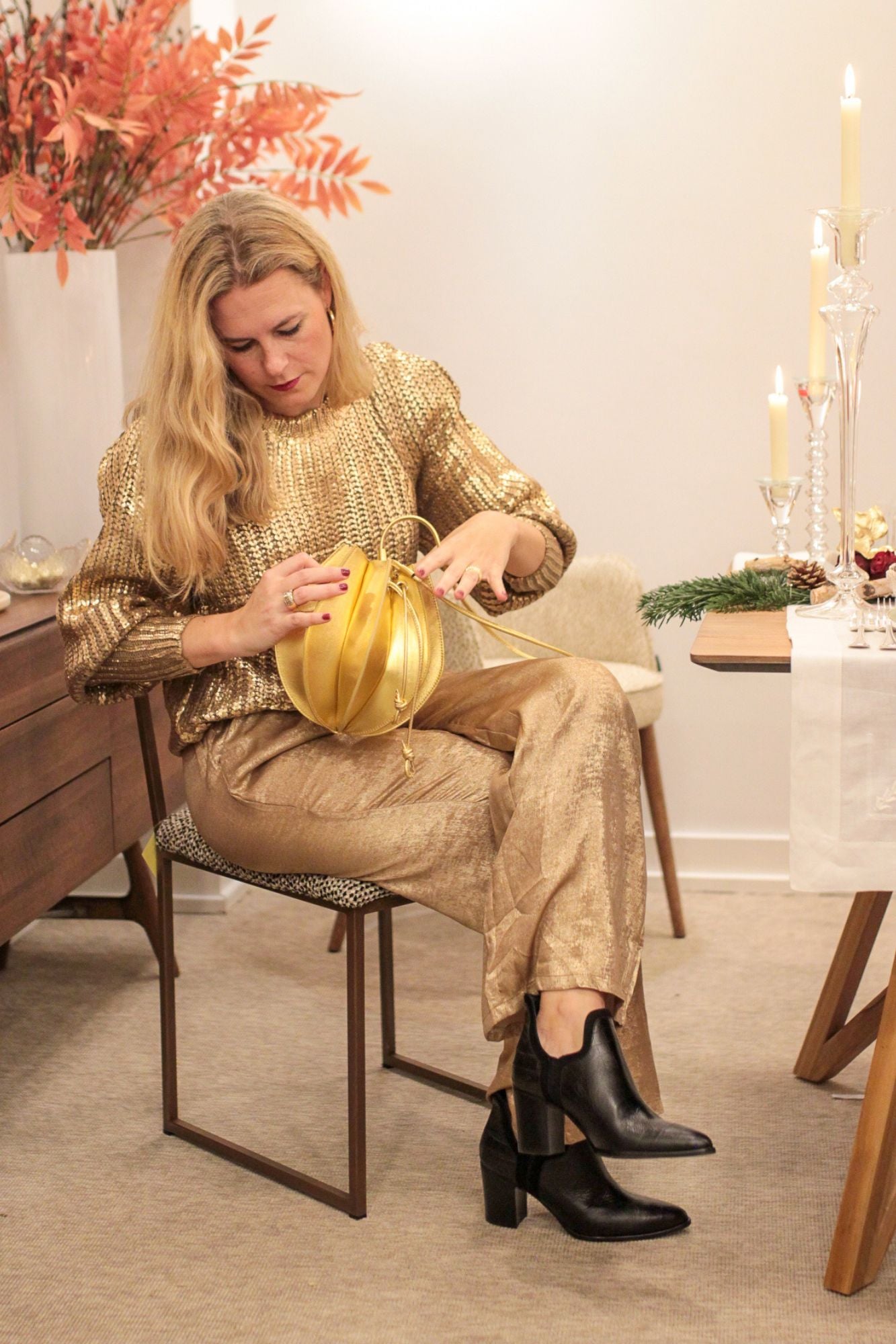 FRIDA BOOTS COCO NEGRO TACON 7CM