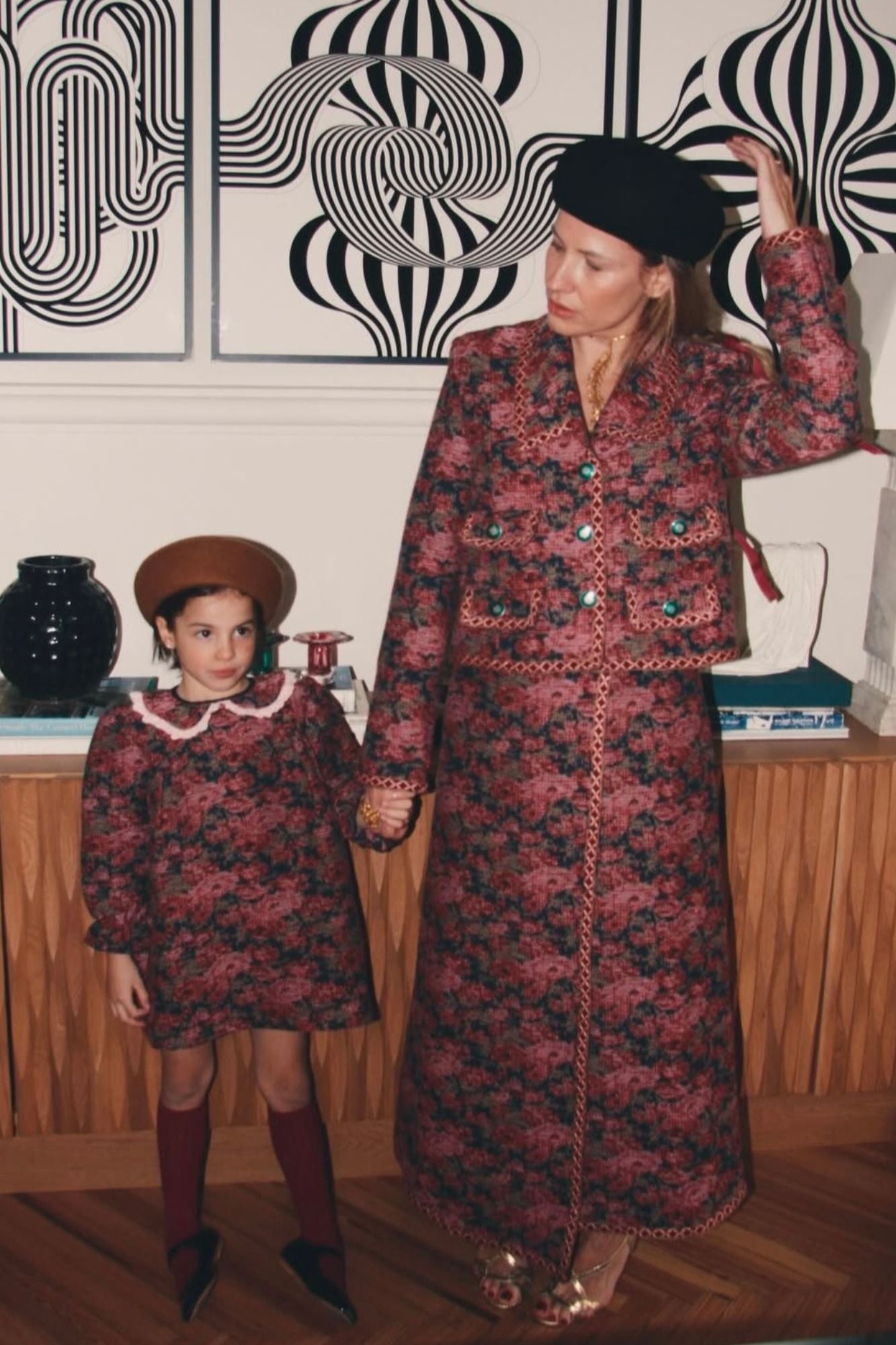 Sandale Gadea dorée gravée 9 cm