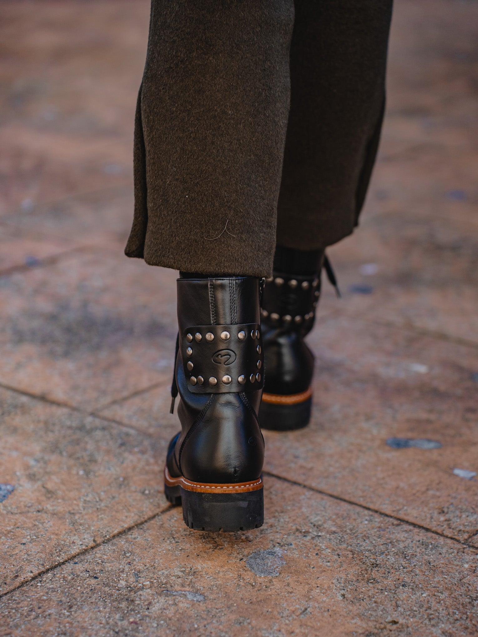 MILITY BOOTS BLACK 3.5CM