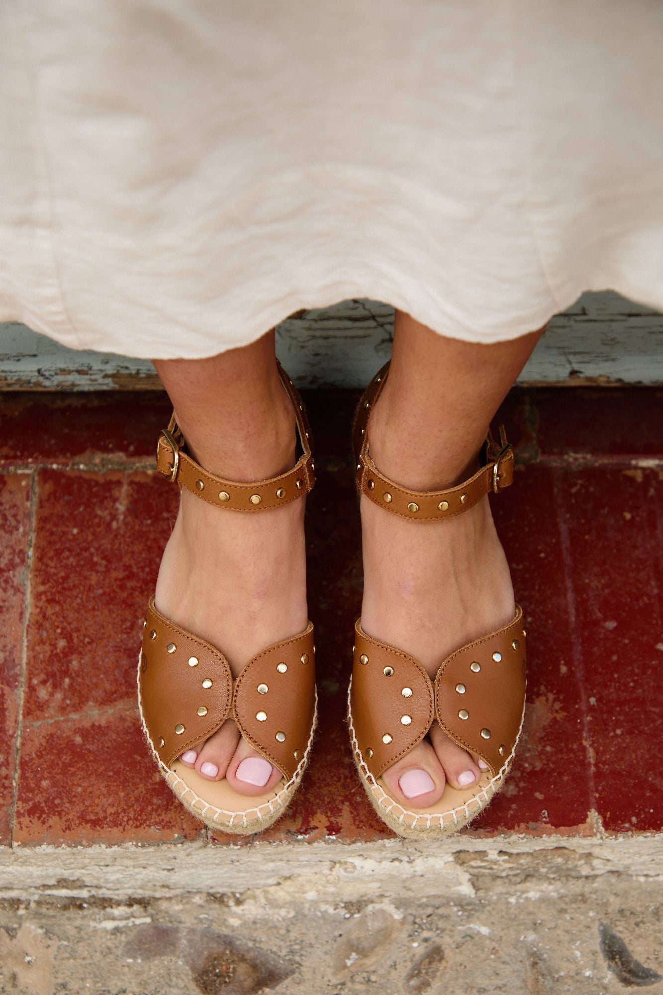 SANDALIA MALIA CUERO 7CM