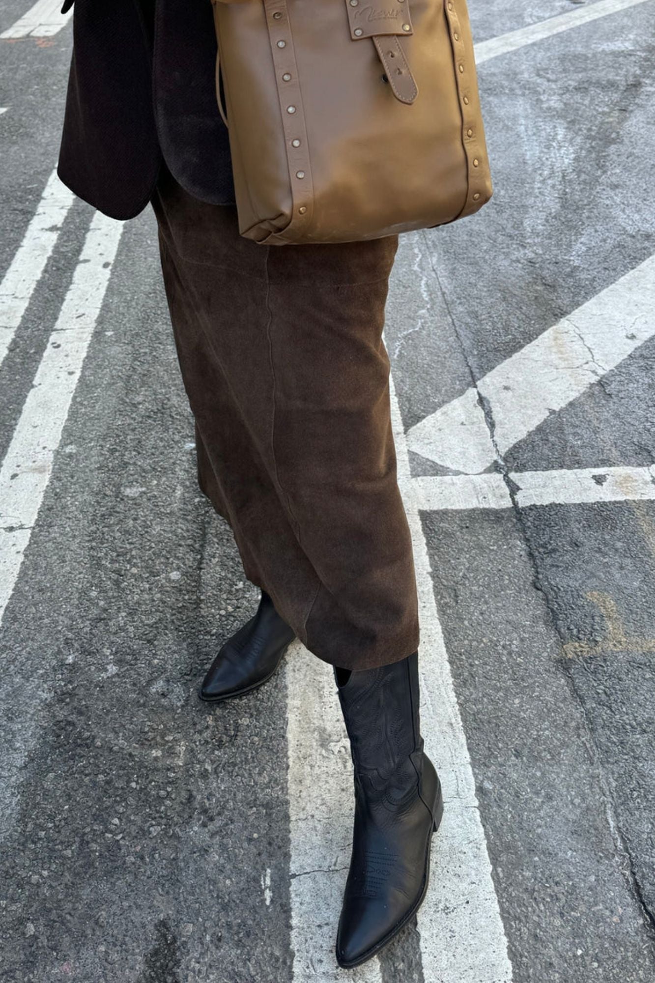 MESTIZO BOOTS NEGRAS HILO NEGRO 3.5CM