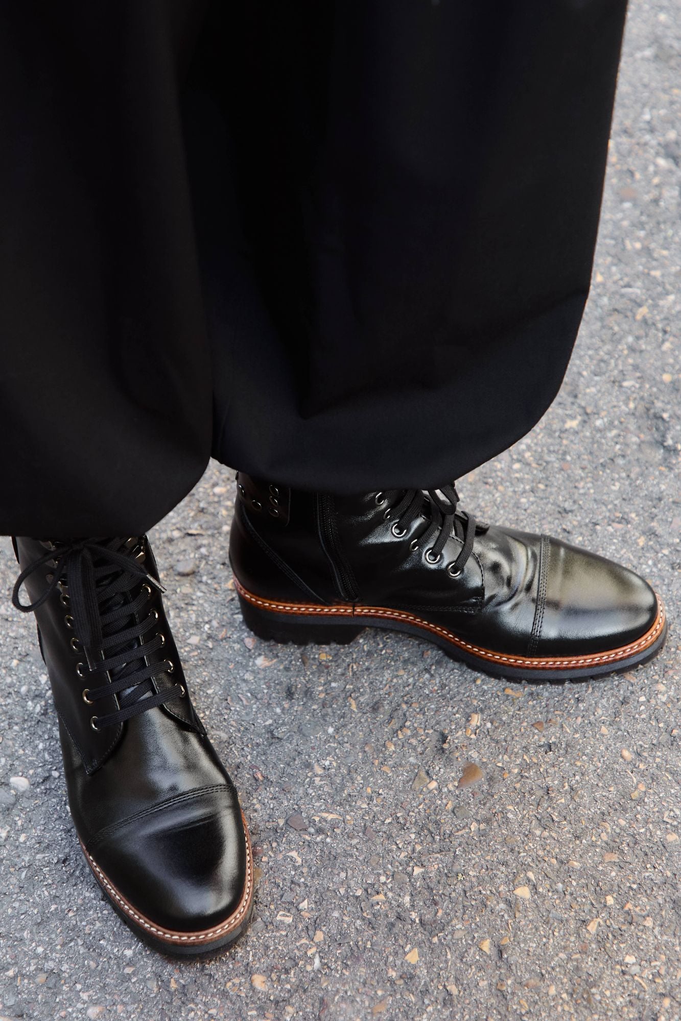 MILITY BOOTS NEGRAS 3.5CM