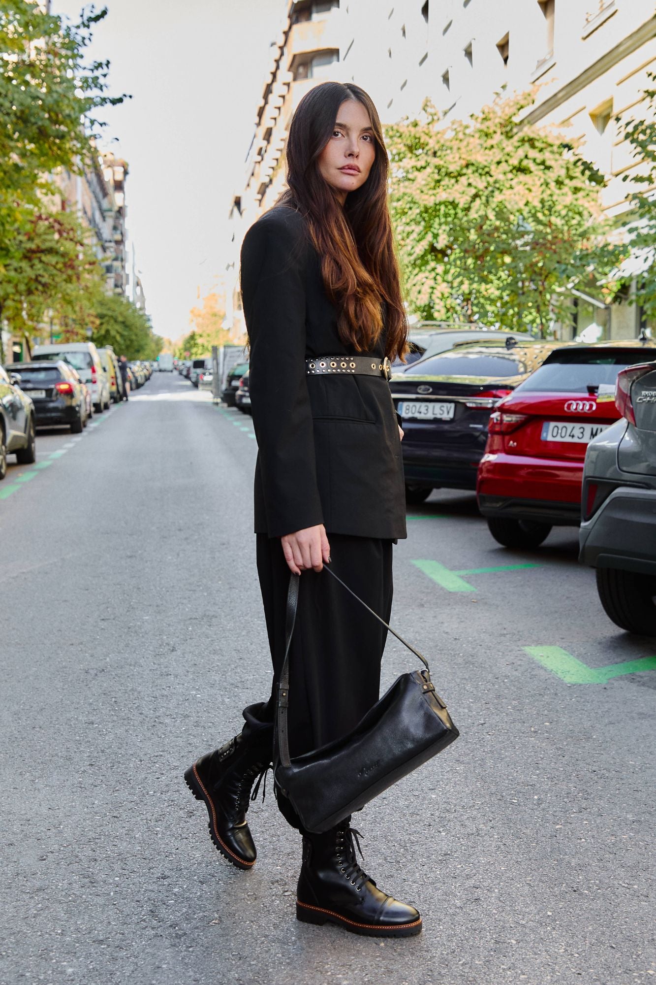 BOLSO BAGUETTE NEGRO