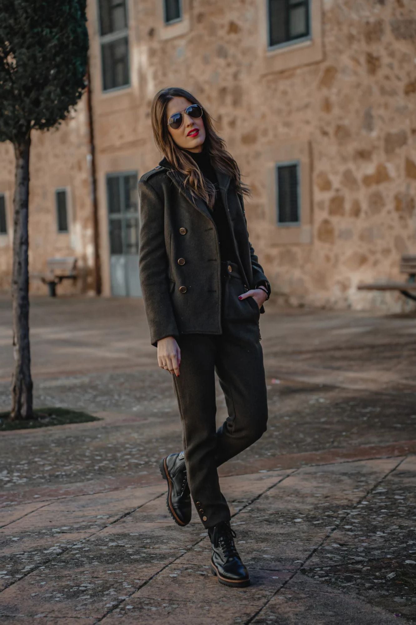 MILITY BOOTS NEGRAS 3.5CM