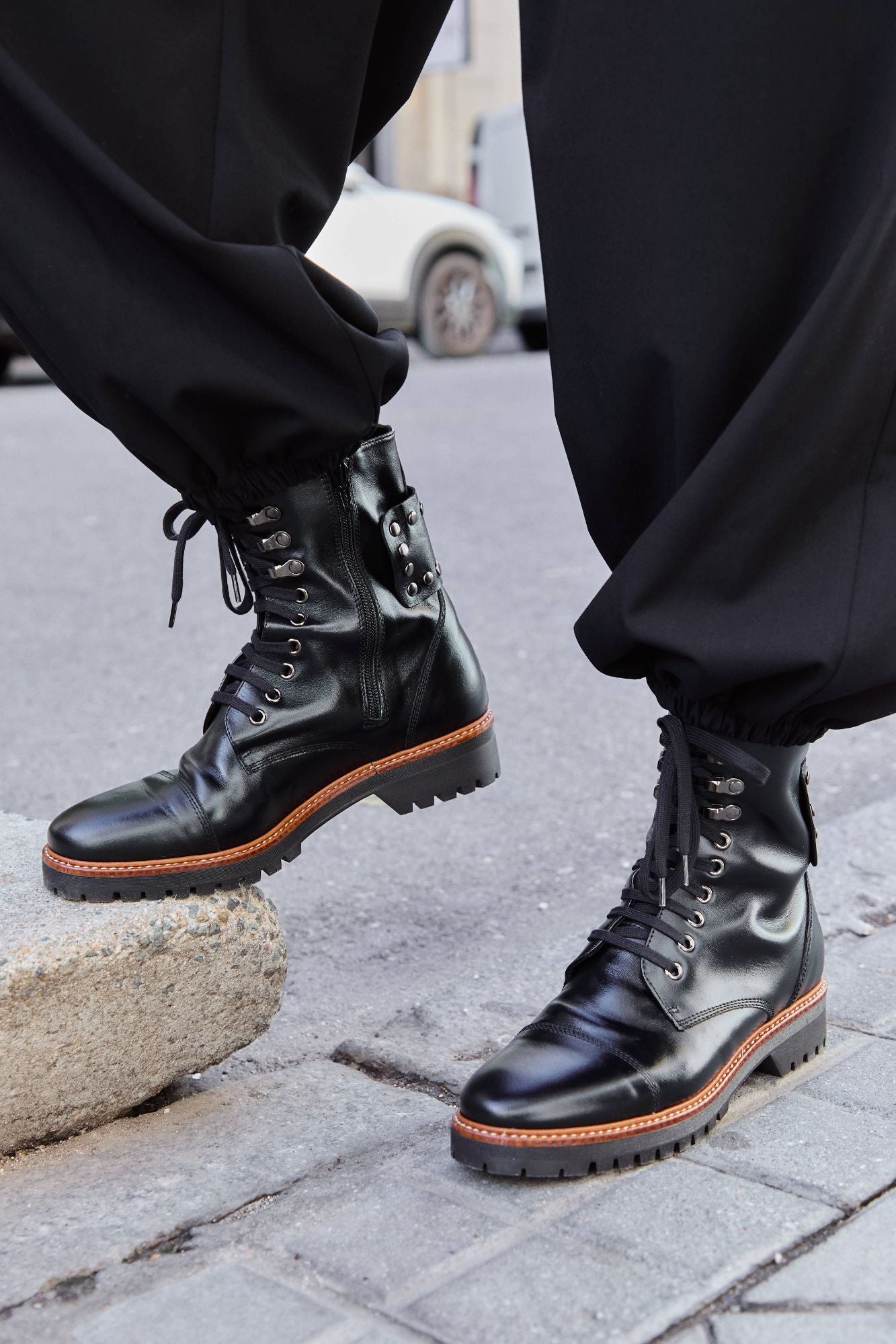 MILITY BOOTS NEGRAS 3.5CM