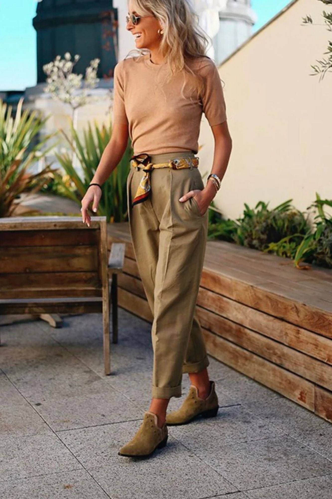 NAY BOOTS TOSTADO 4CM